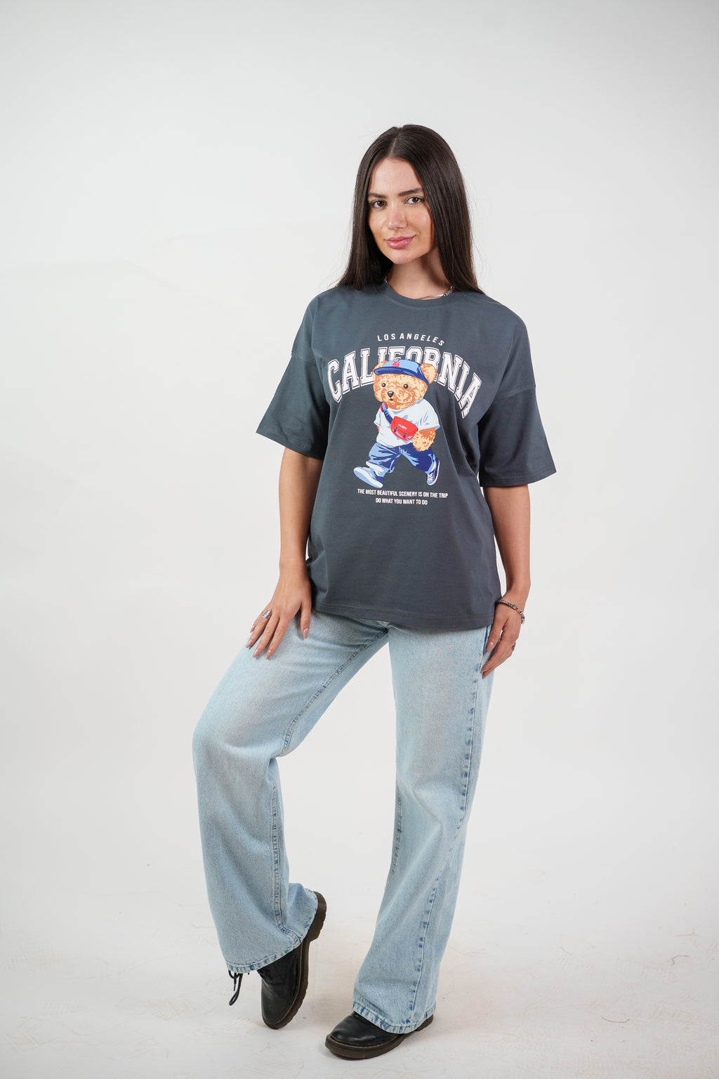 CALIFORNIA TEDDY GRAPHIC TEE