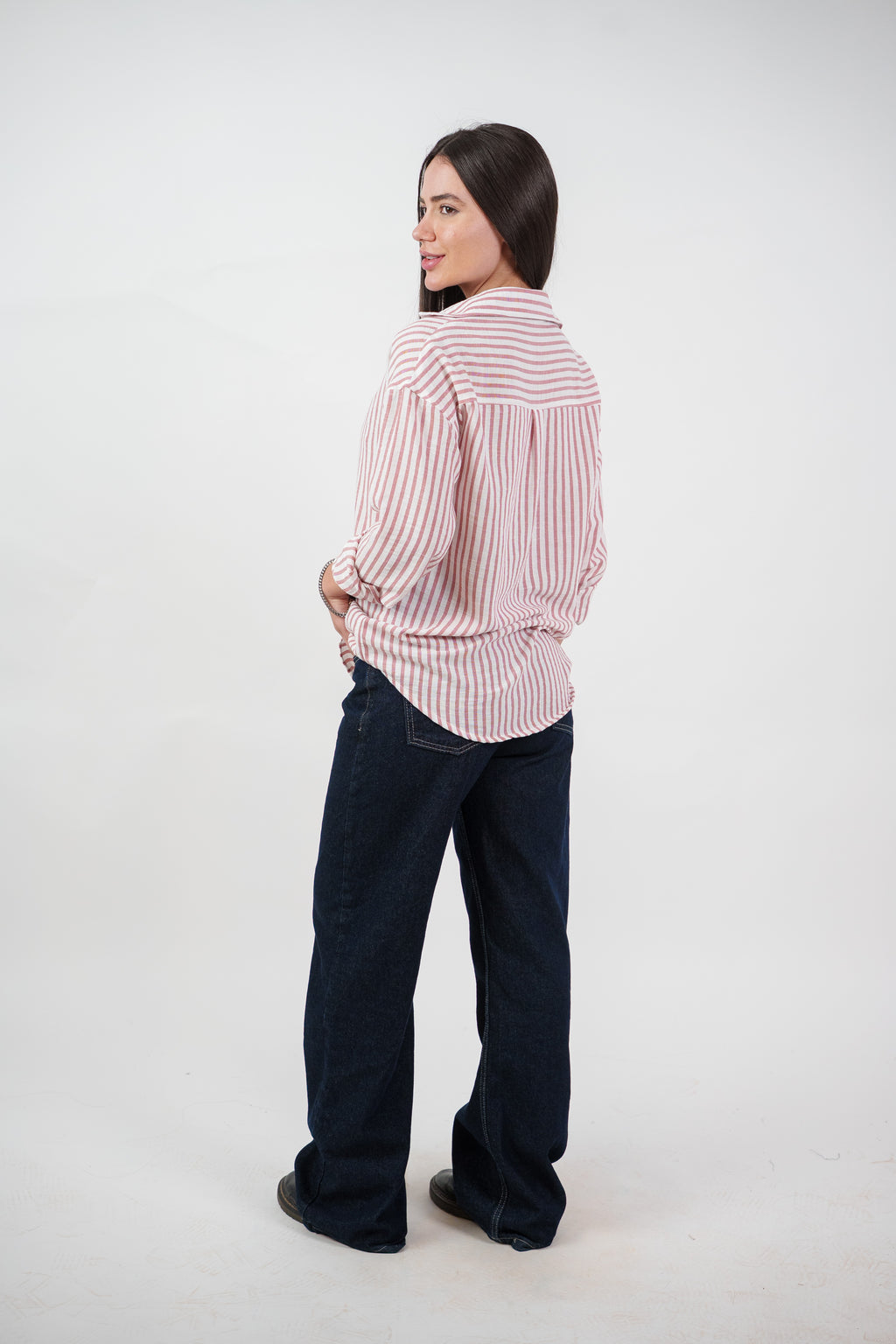 CLASSIC STRIPED SHIRT BLOUSE