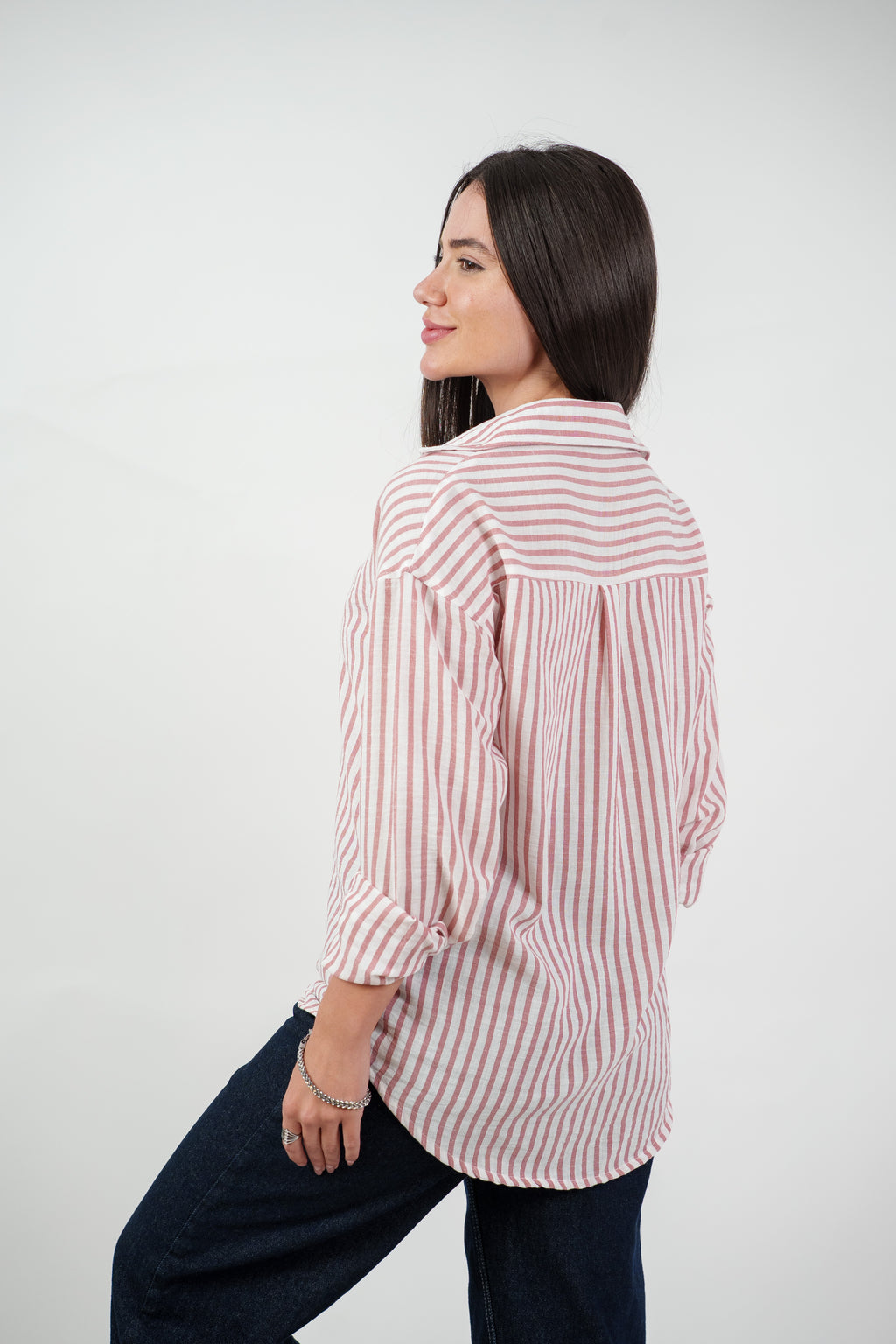 CLASSIC STRIPED SHIRT BLOUSE
