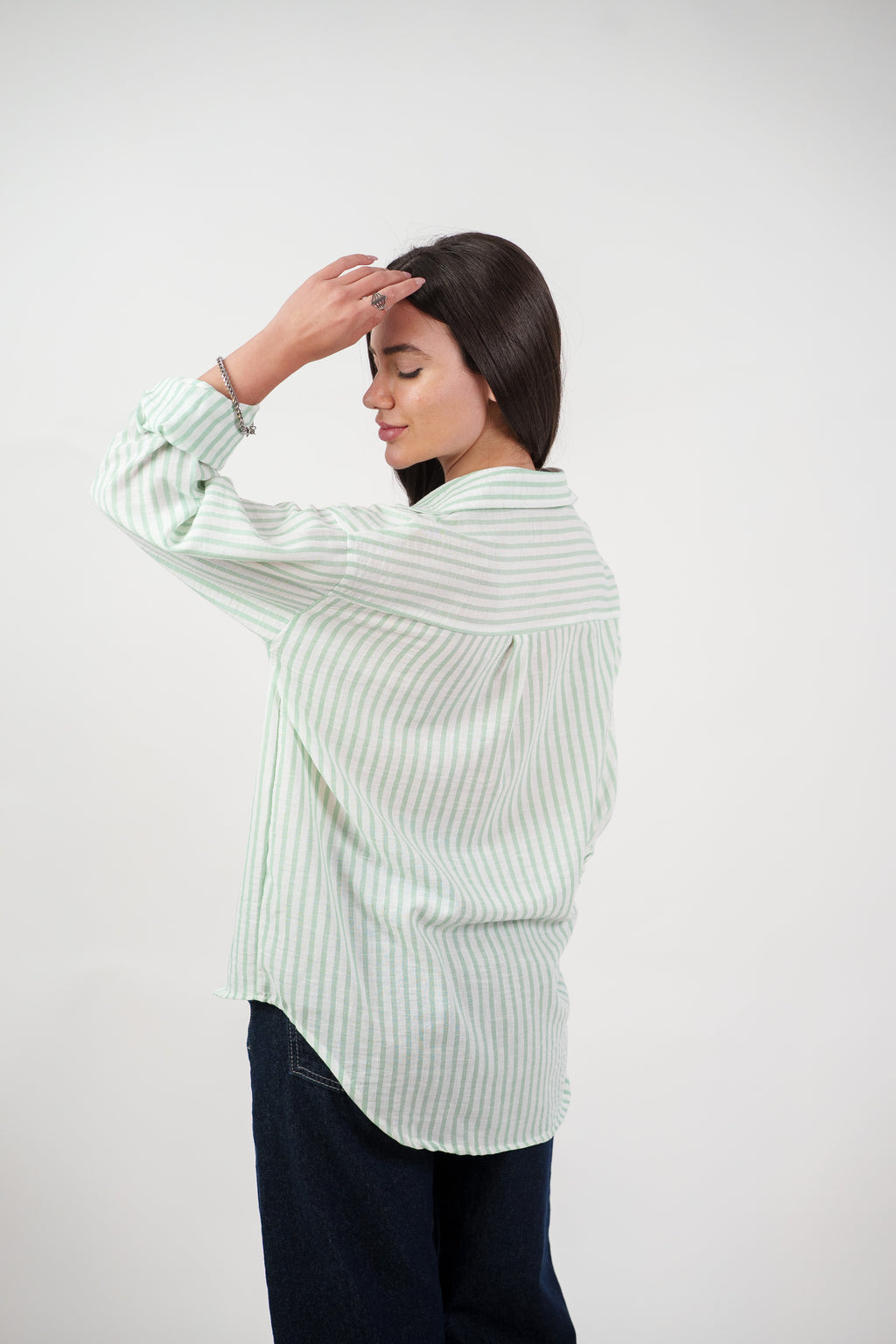 CLASSIC STRIPED SHIRT BLOUSE