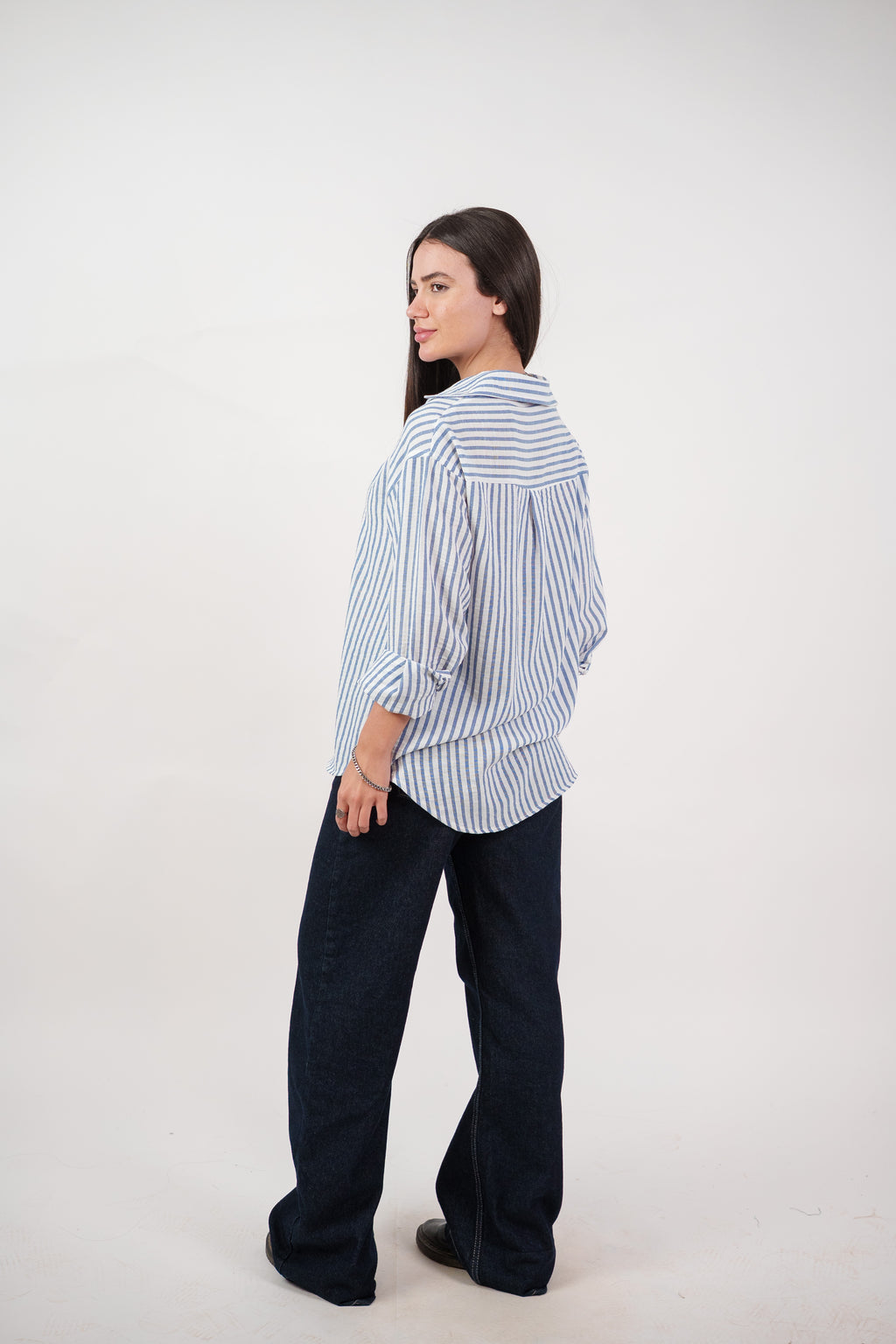 CLASSIC STRIPED SHIRT BLOUSE