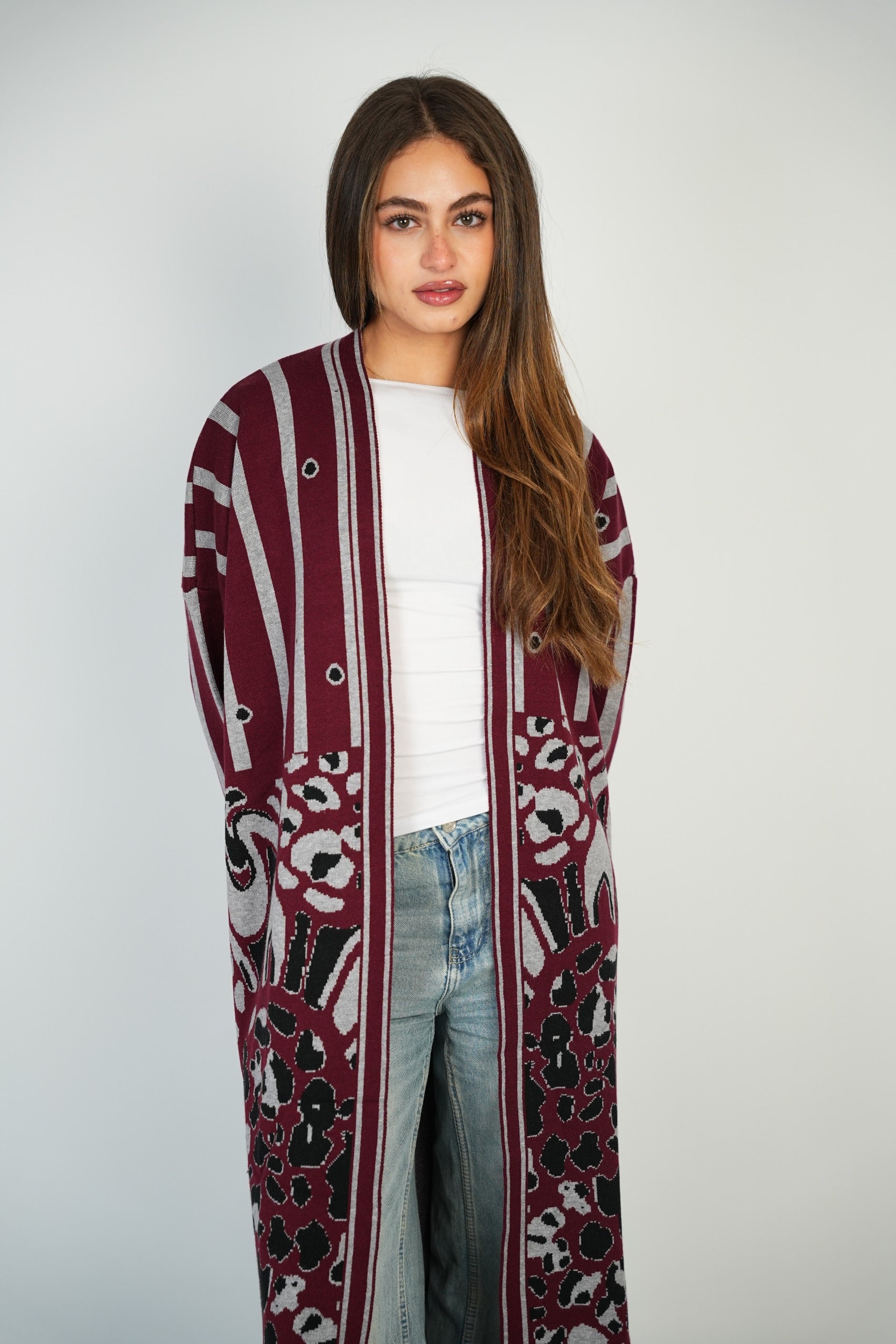 Signature Wild Cardigan – Crimson Luxe