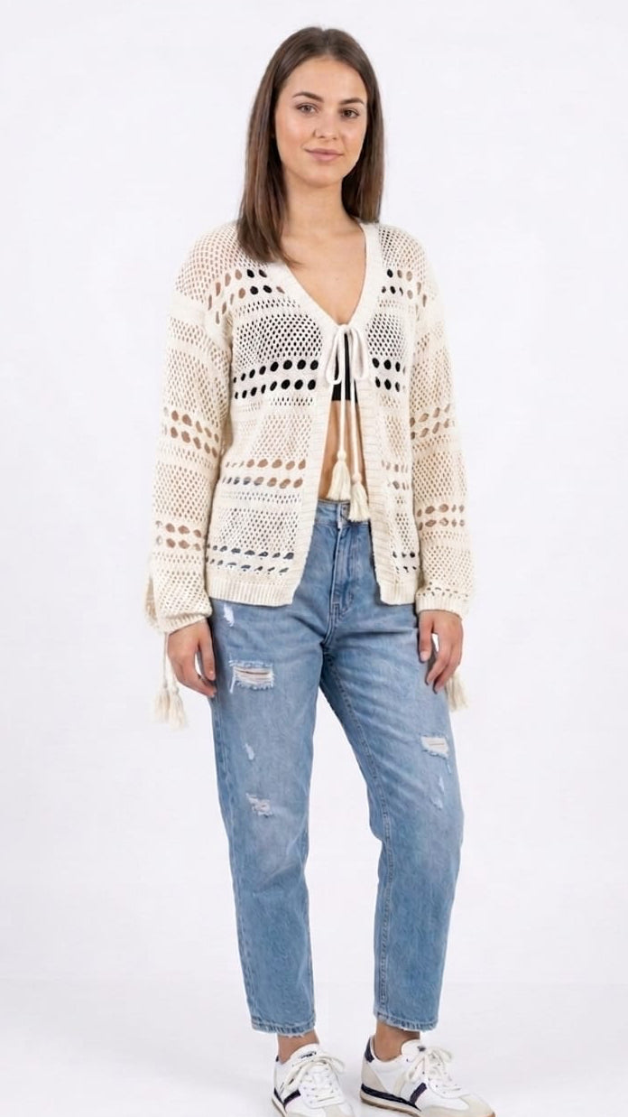 Crochet Knit Cardigan