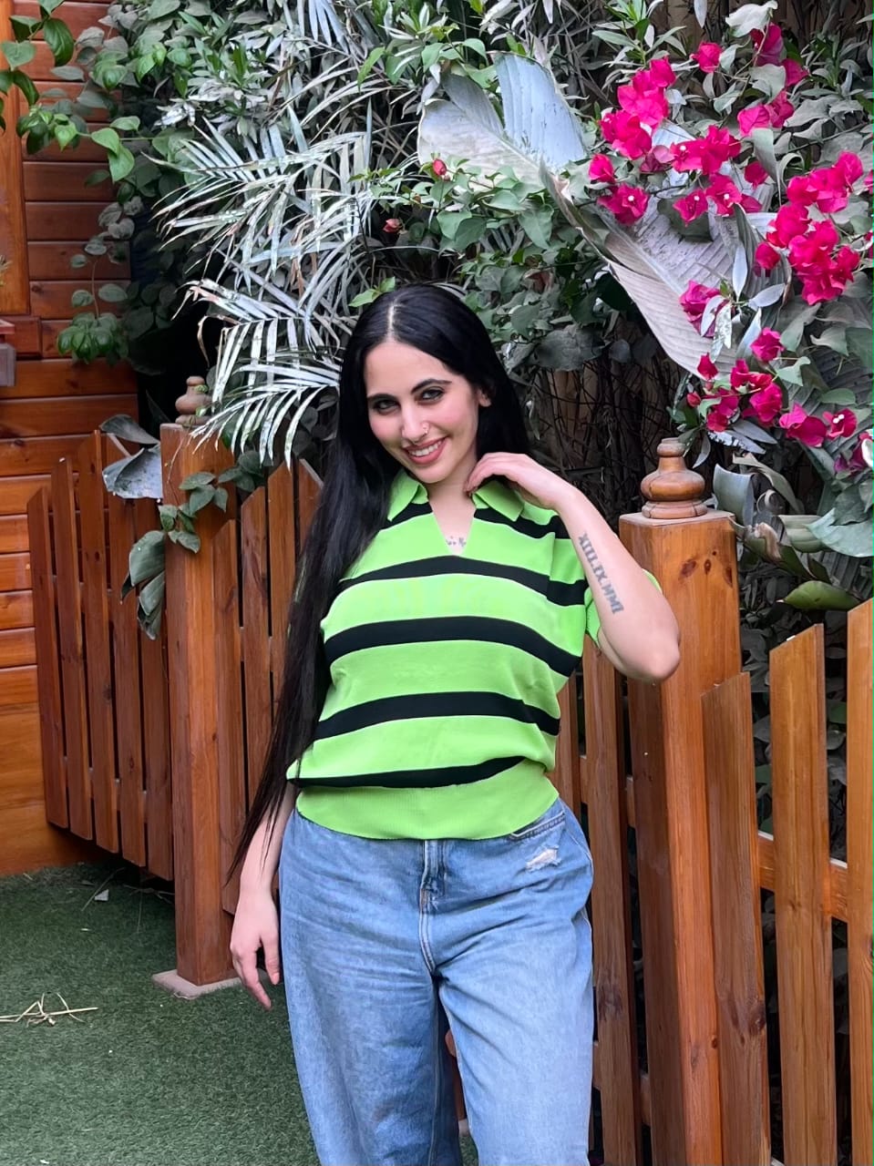 Marseille Knit Polo Blouse