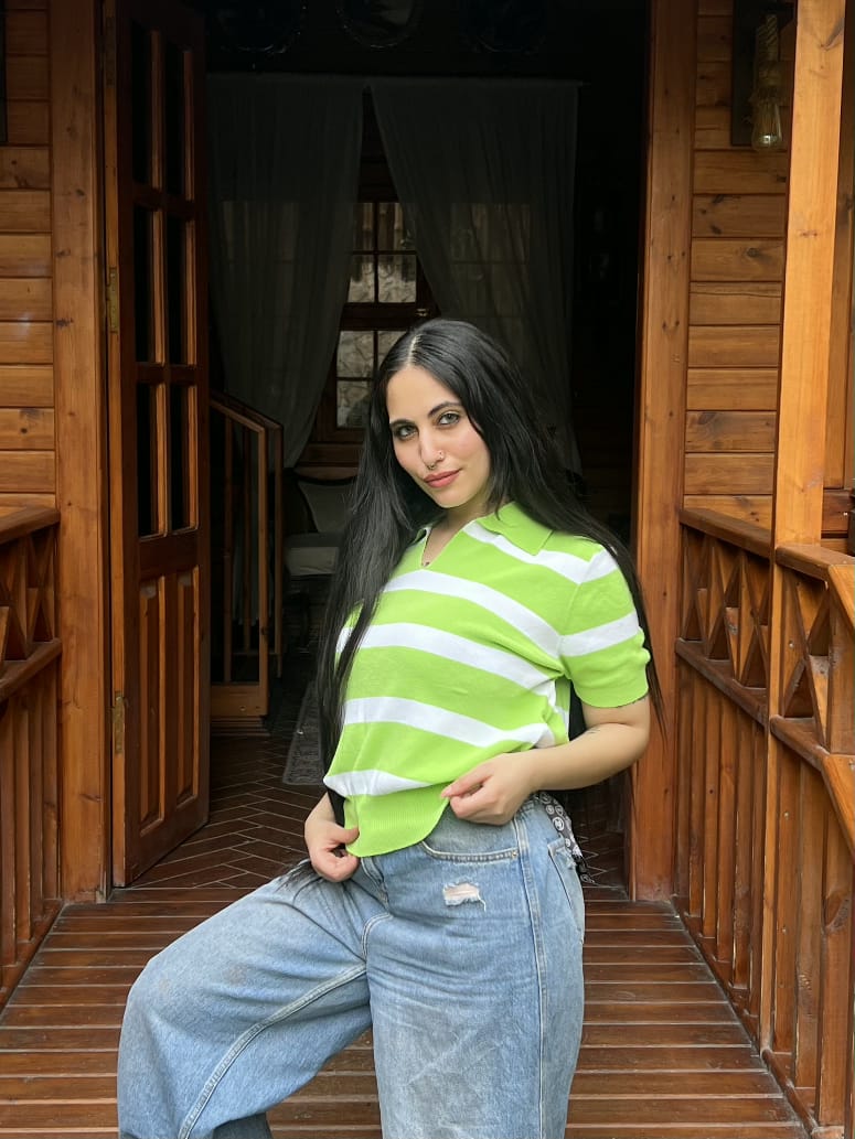 Marseille Knit Polo Blouse