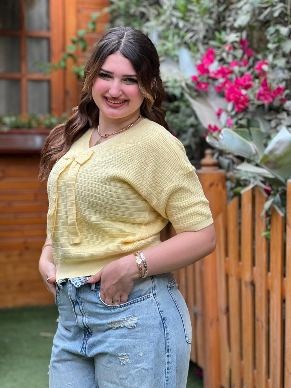 Bow Knit Top