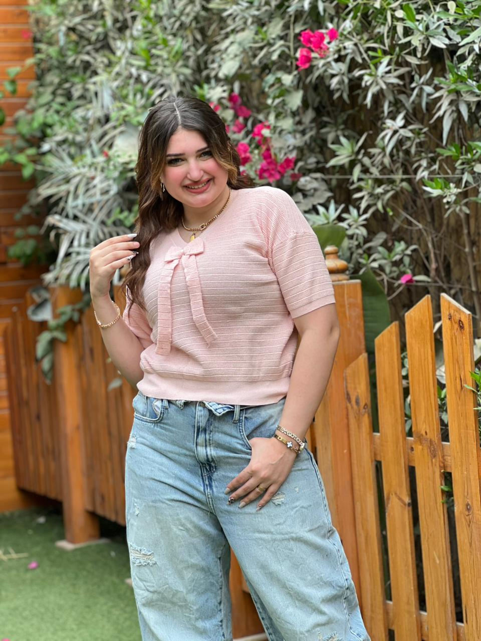 Bow Knit Top