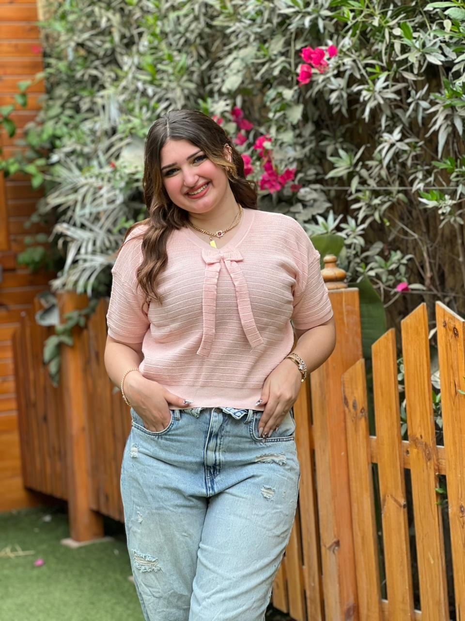 Bow Knit Top