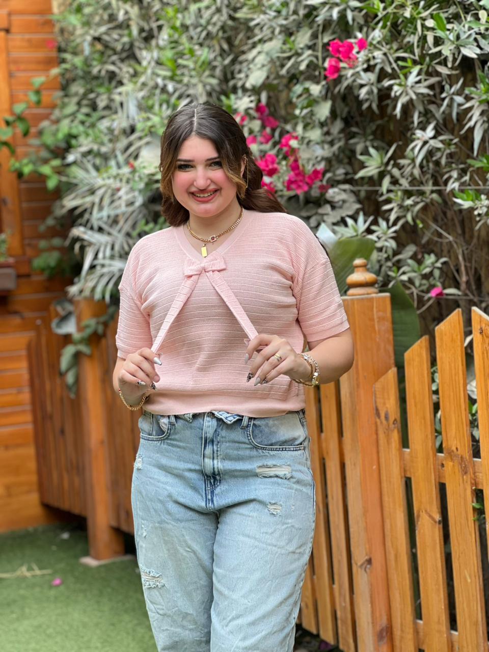 Bow Knit Top