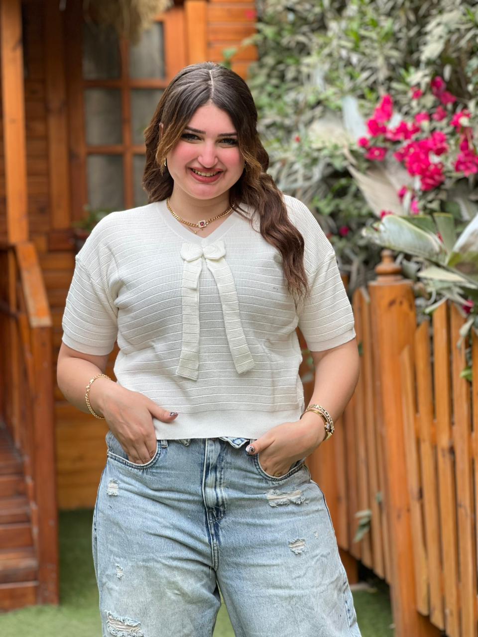Bow Knit Top