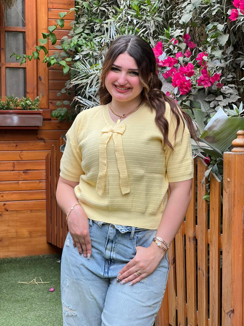 Bow Knit Top