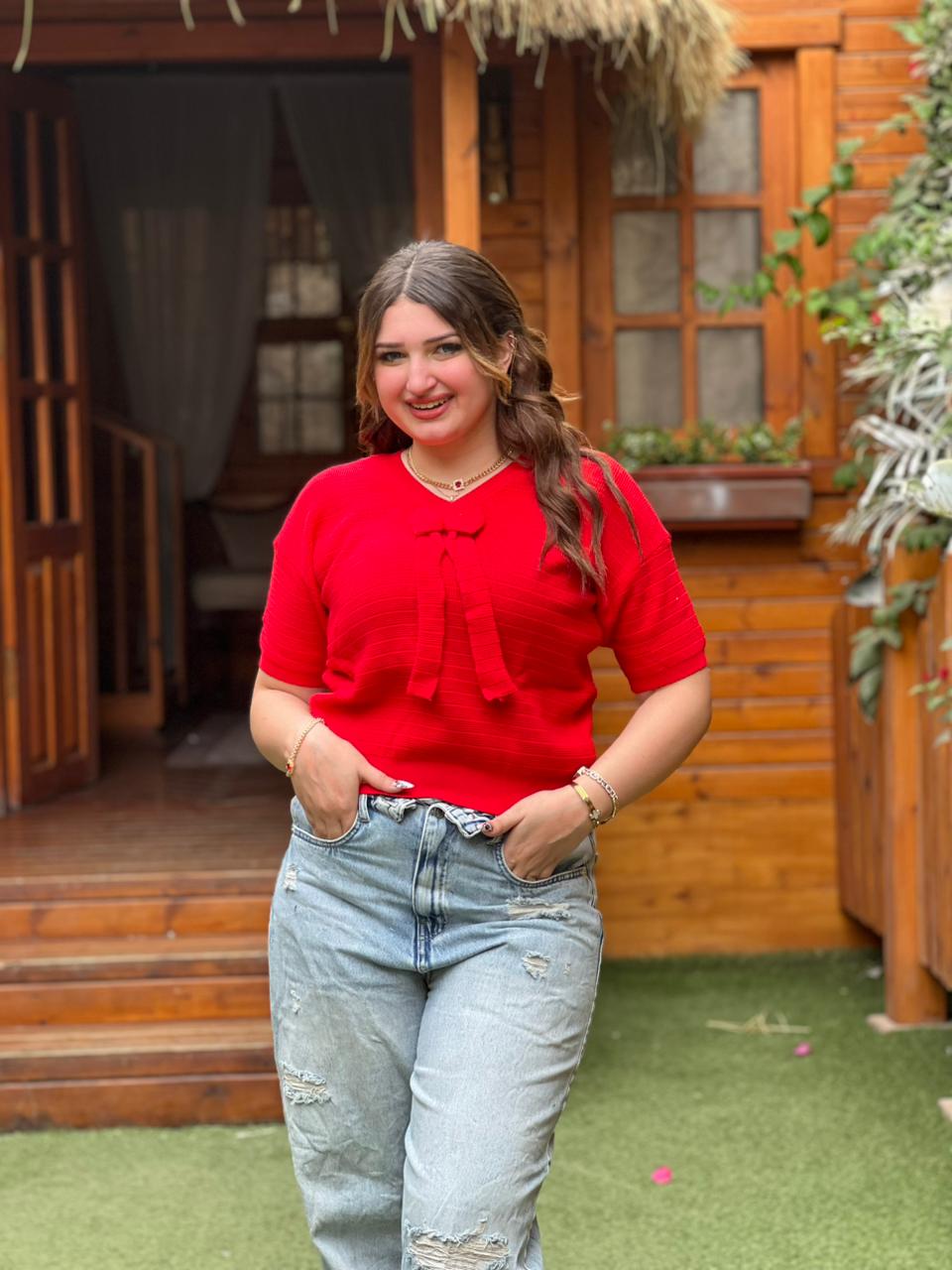 Bow Knit Top