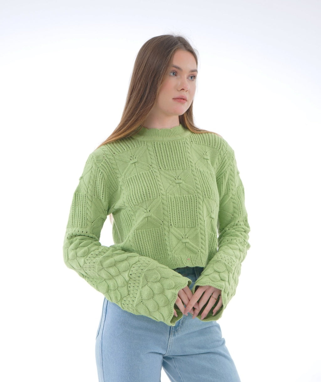 RELAXED KNIT BLOUSE