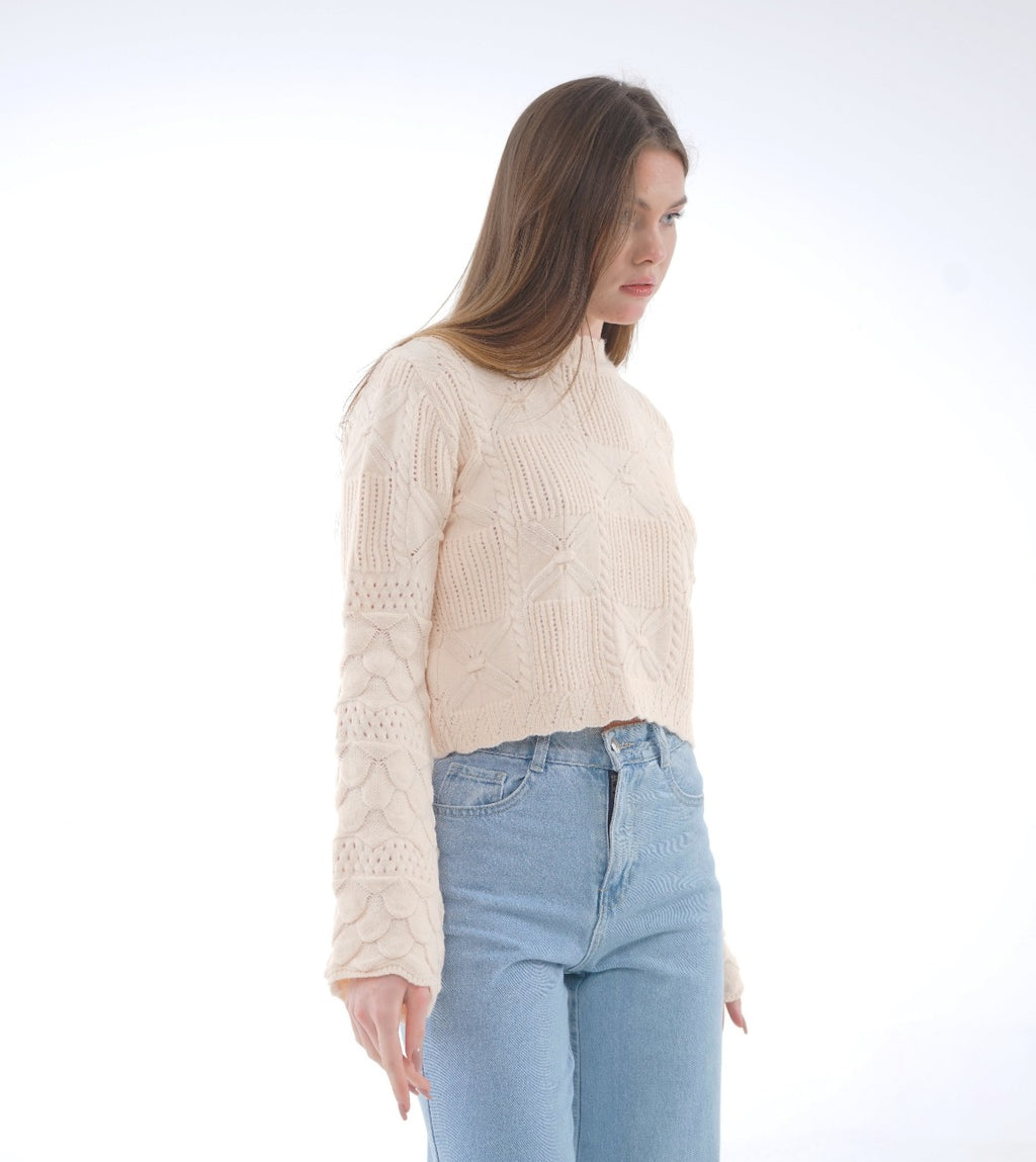 RELAXED KNIT BLOUSE