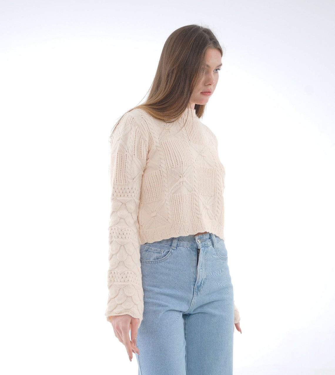 RELAXED KNIT BLOUSE