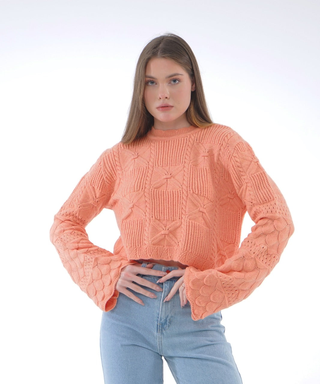 RELAXED KNIT BLOUSE