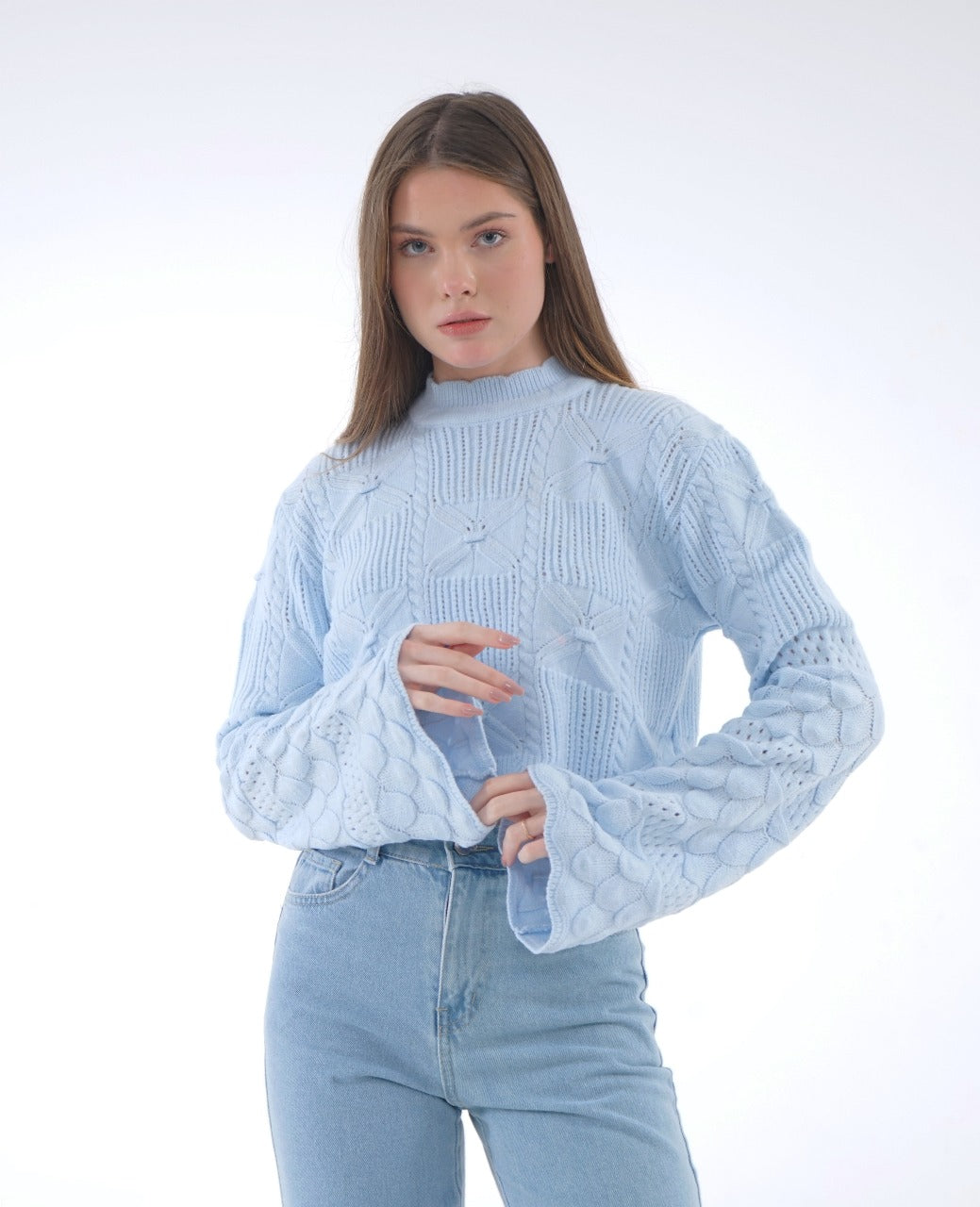 RELAXED KNIT BLOUSE