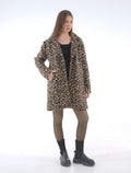 LEOPARD KNIT COAT