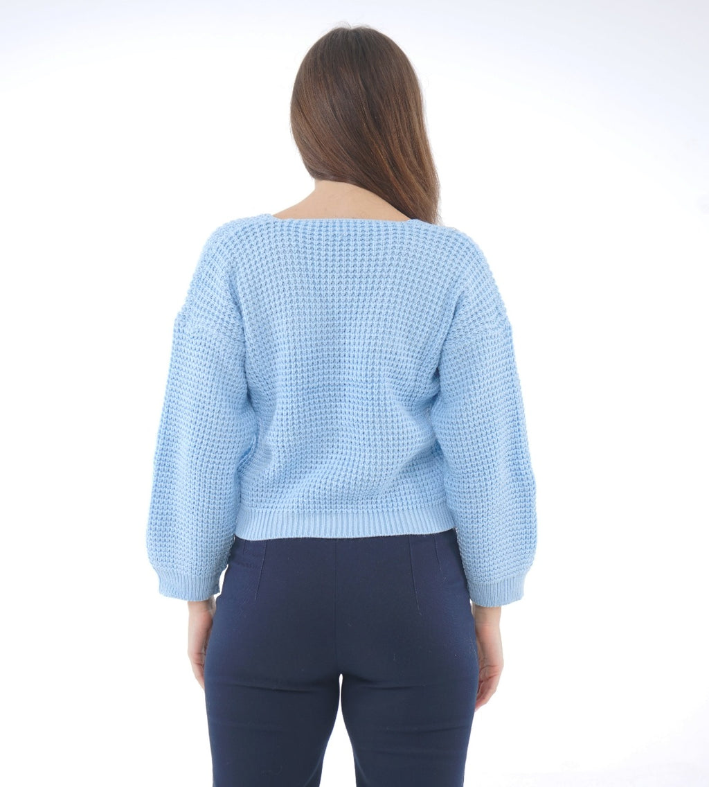 TEDDY TEXTURED KNIT TOP