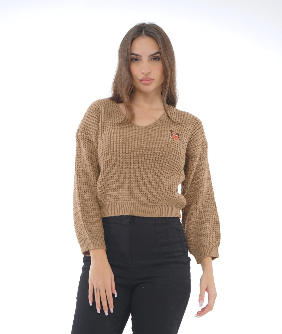TEDDY TEXTURED KNIT TOP