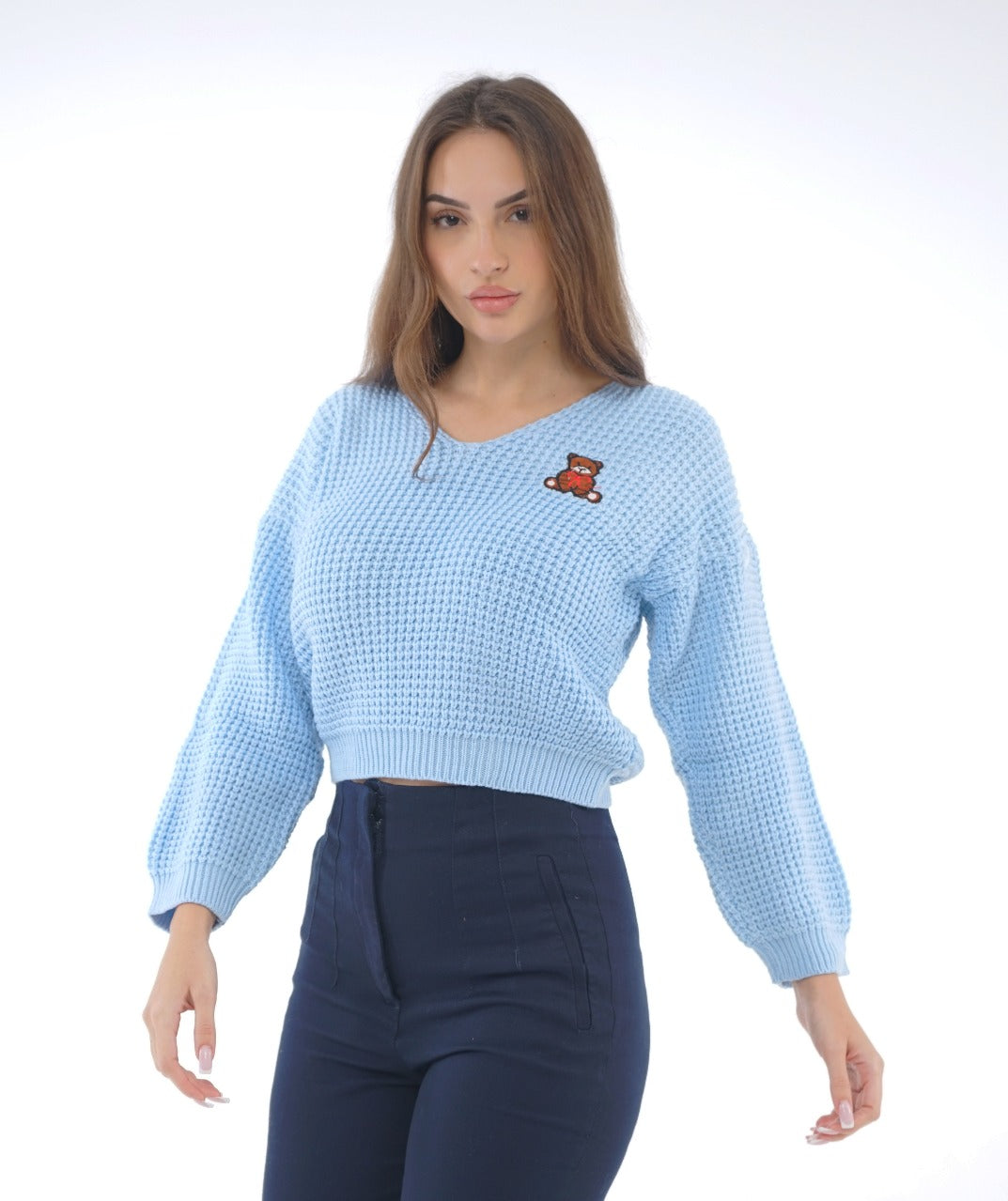 TEDDY TEXTURED KNIT TOP