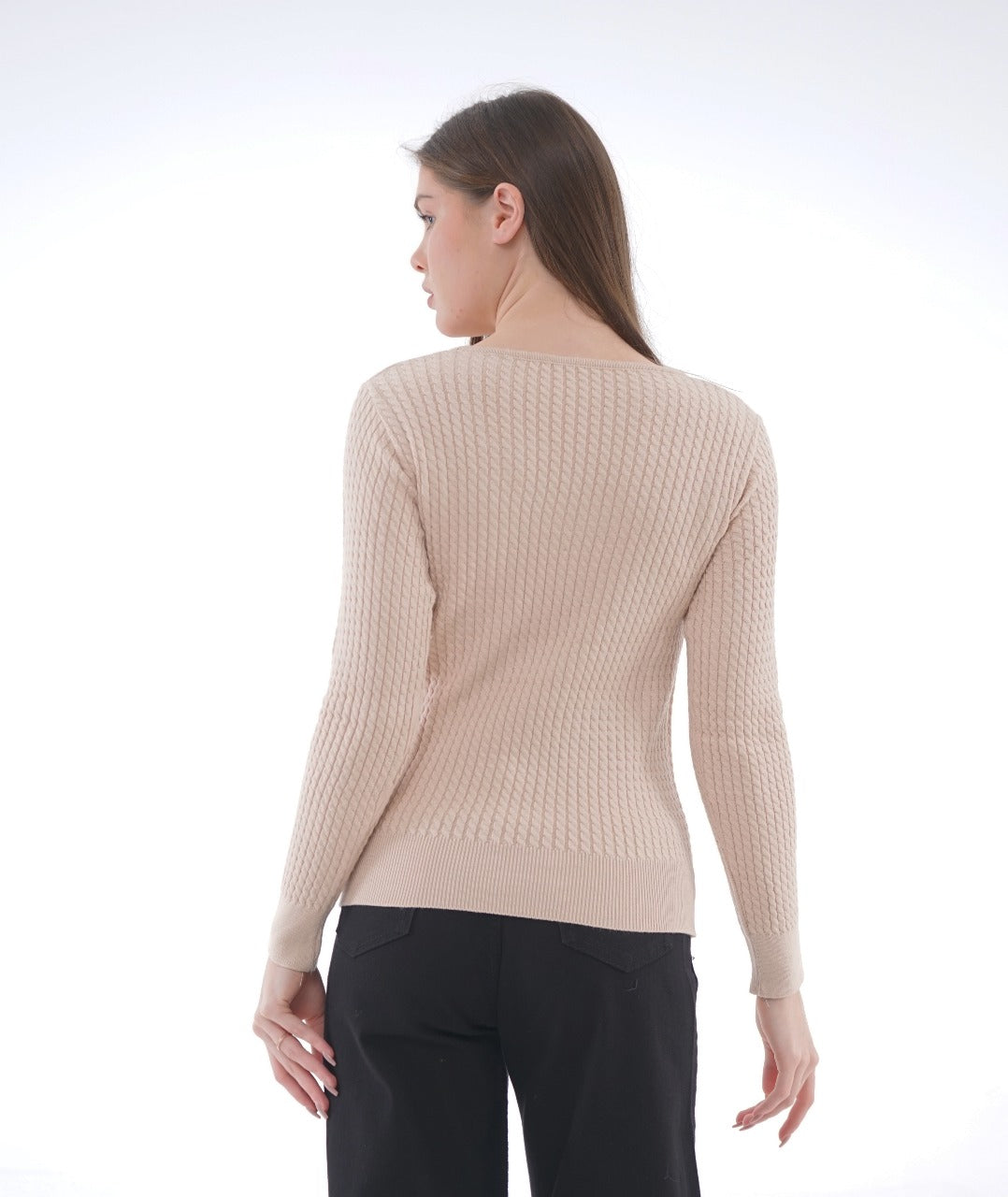KNIT CABLE BODY TOP
