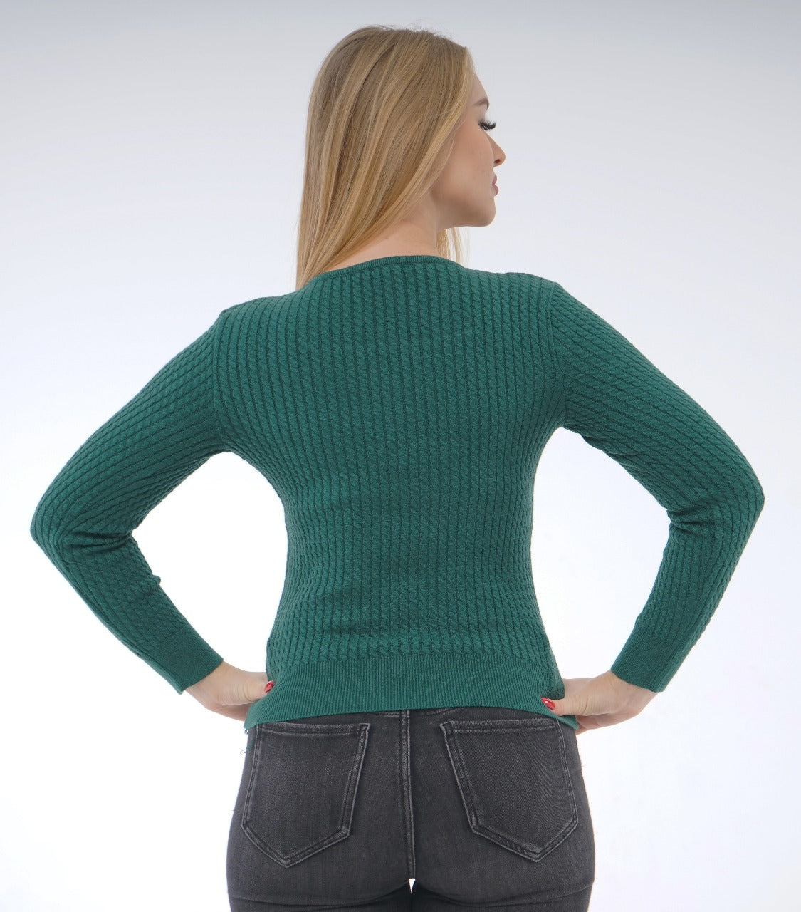 KNIT CABLE BODY TOP