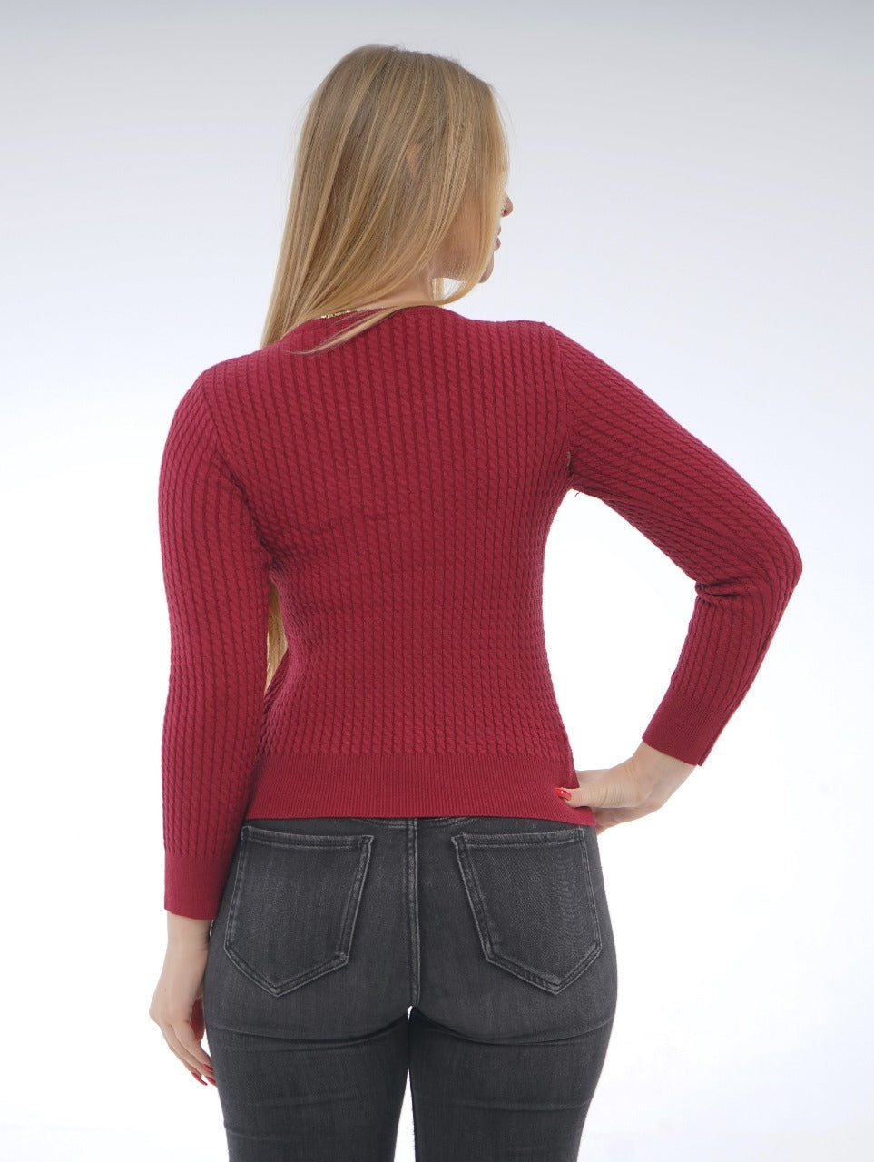 KNIT CABLE BODY TOP