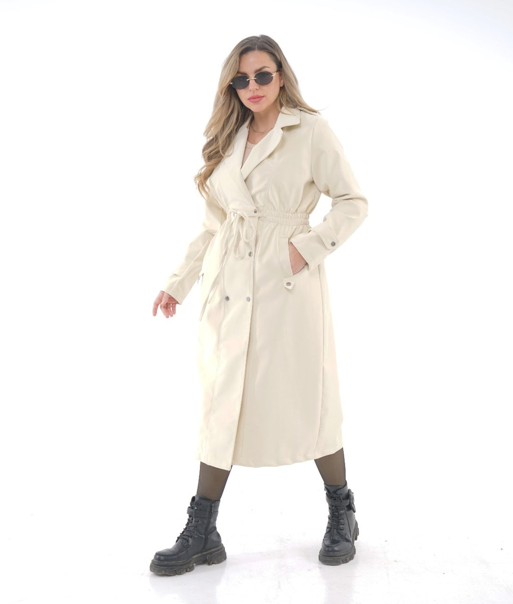 CLASSIC OILED LEATHER COAT