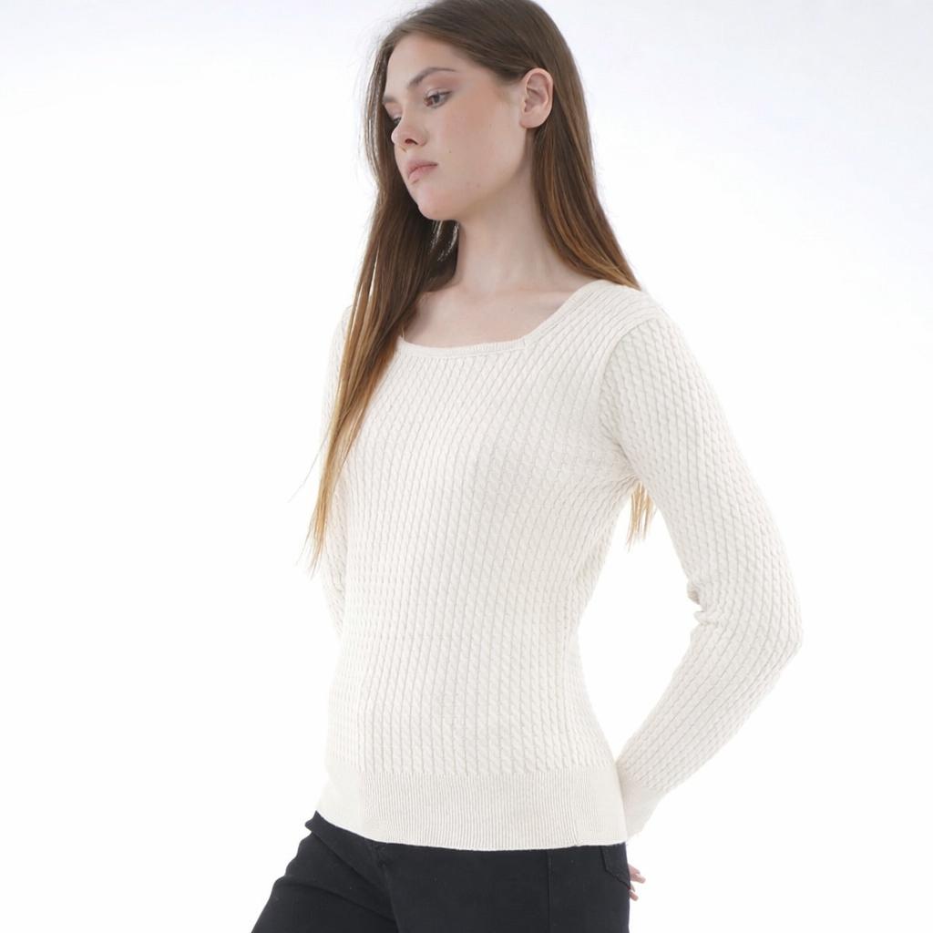KNIT CABLE BODY TOP