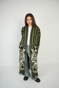 Signature Wild Cardigan – Olive Noir