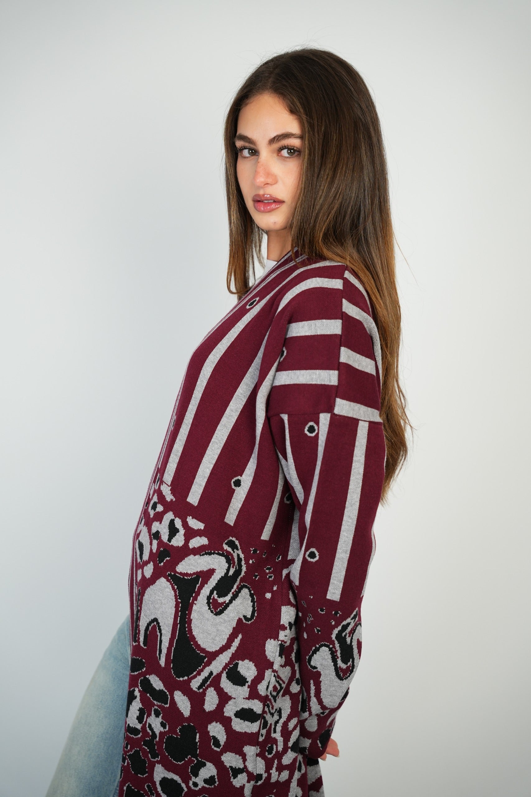 Signature Wild Cardigan – Crimson Luxe
