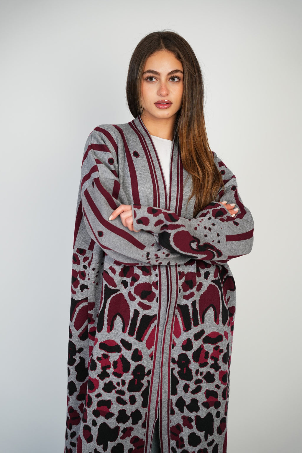 Signature Wild Cardigan – Silver Wine