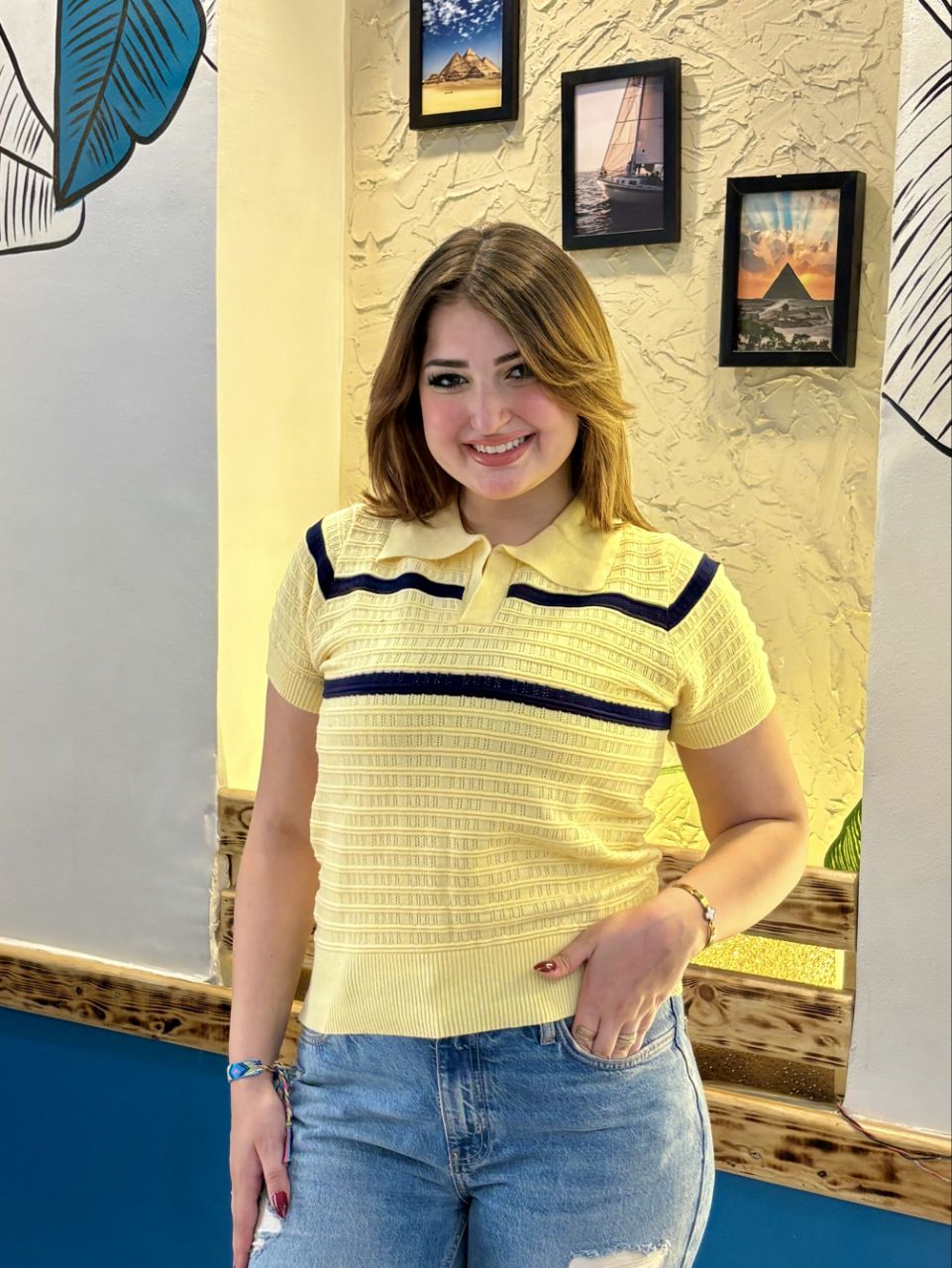 Casual Chic Ribbed Knit Polo