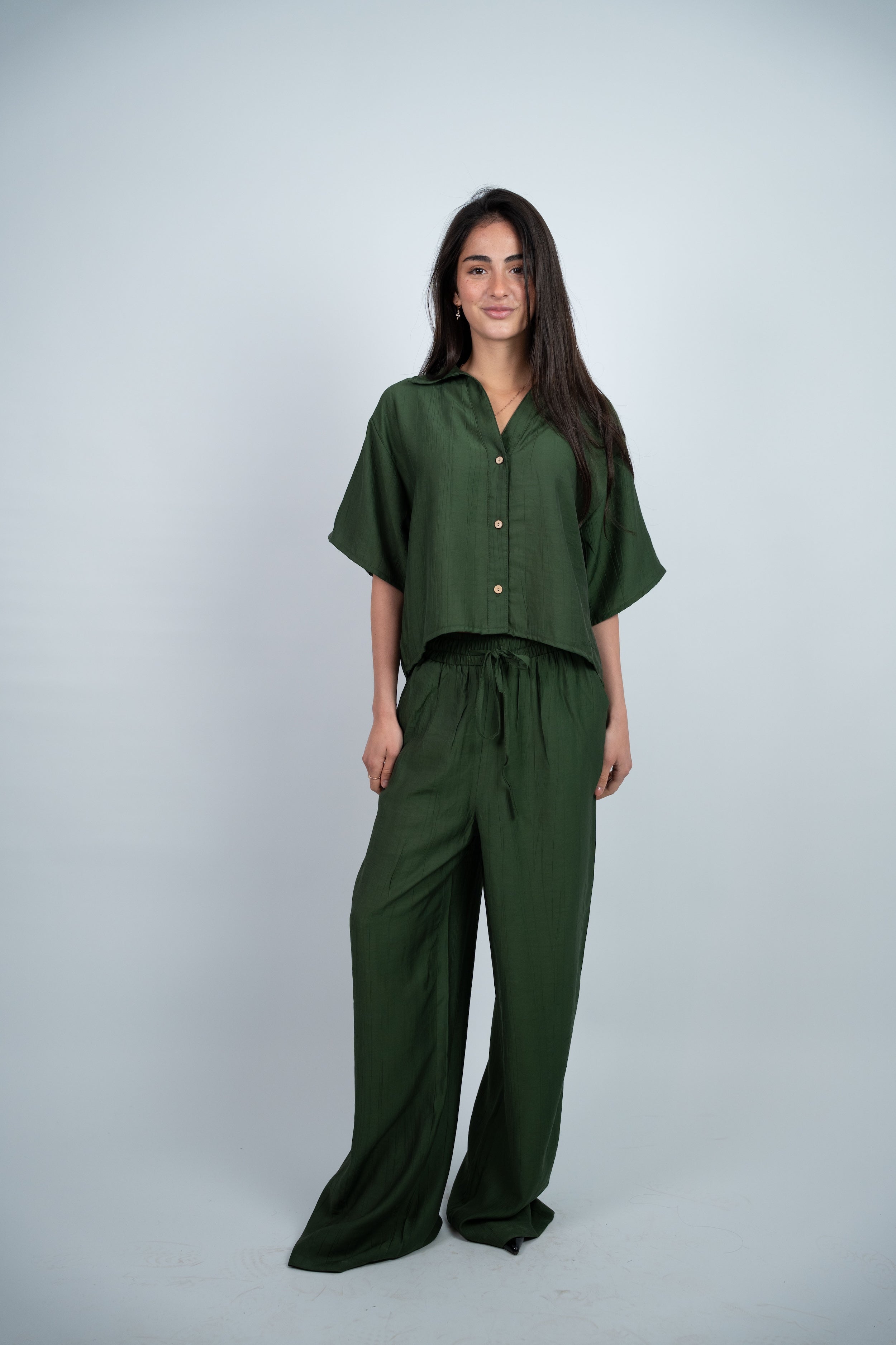 BUTTON DETAIL CASUAL SET