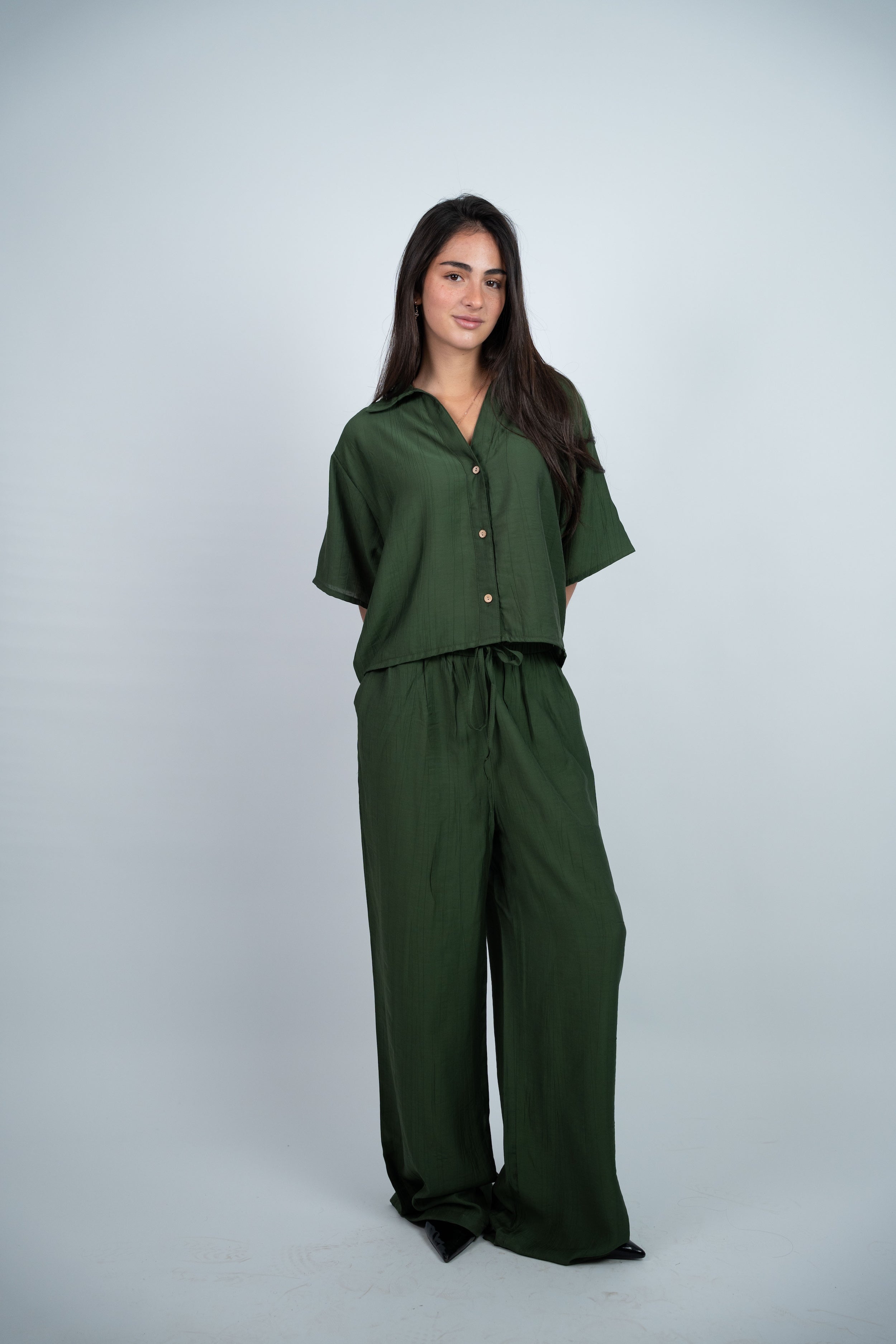 BUTTON DETAIL CASUAL SET