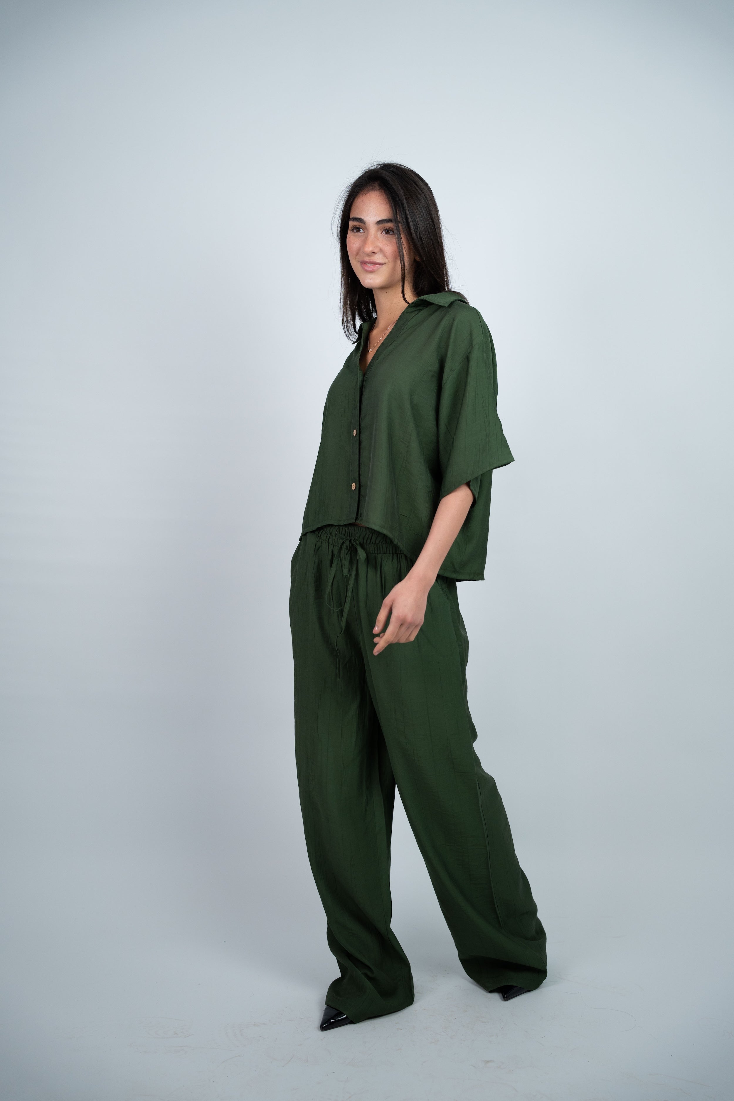BUTTON DETAIL CASUAL SET