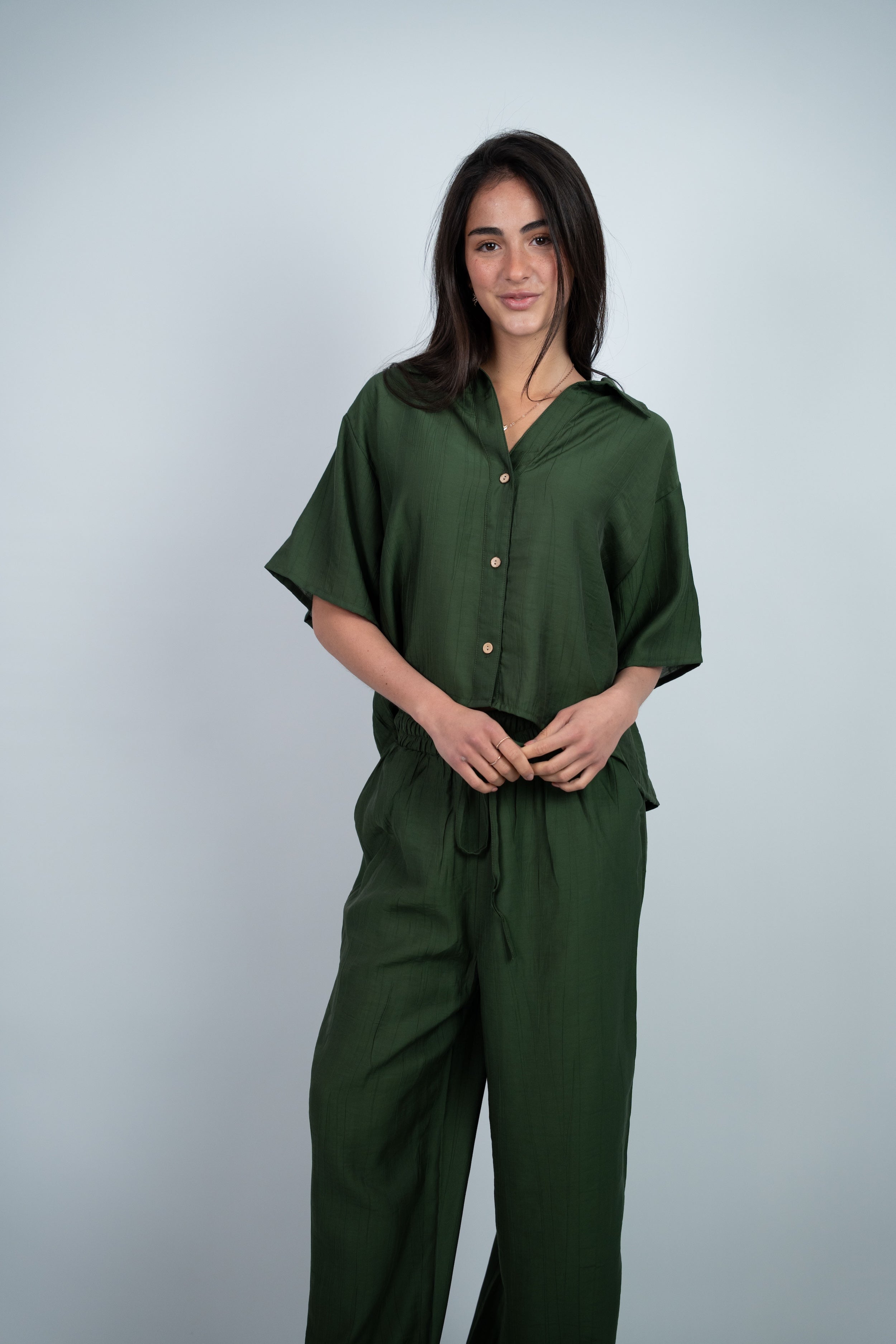 BUTTON DETAIL CASUAL SET