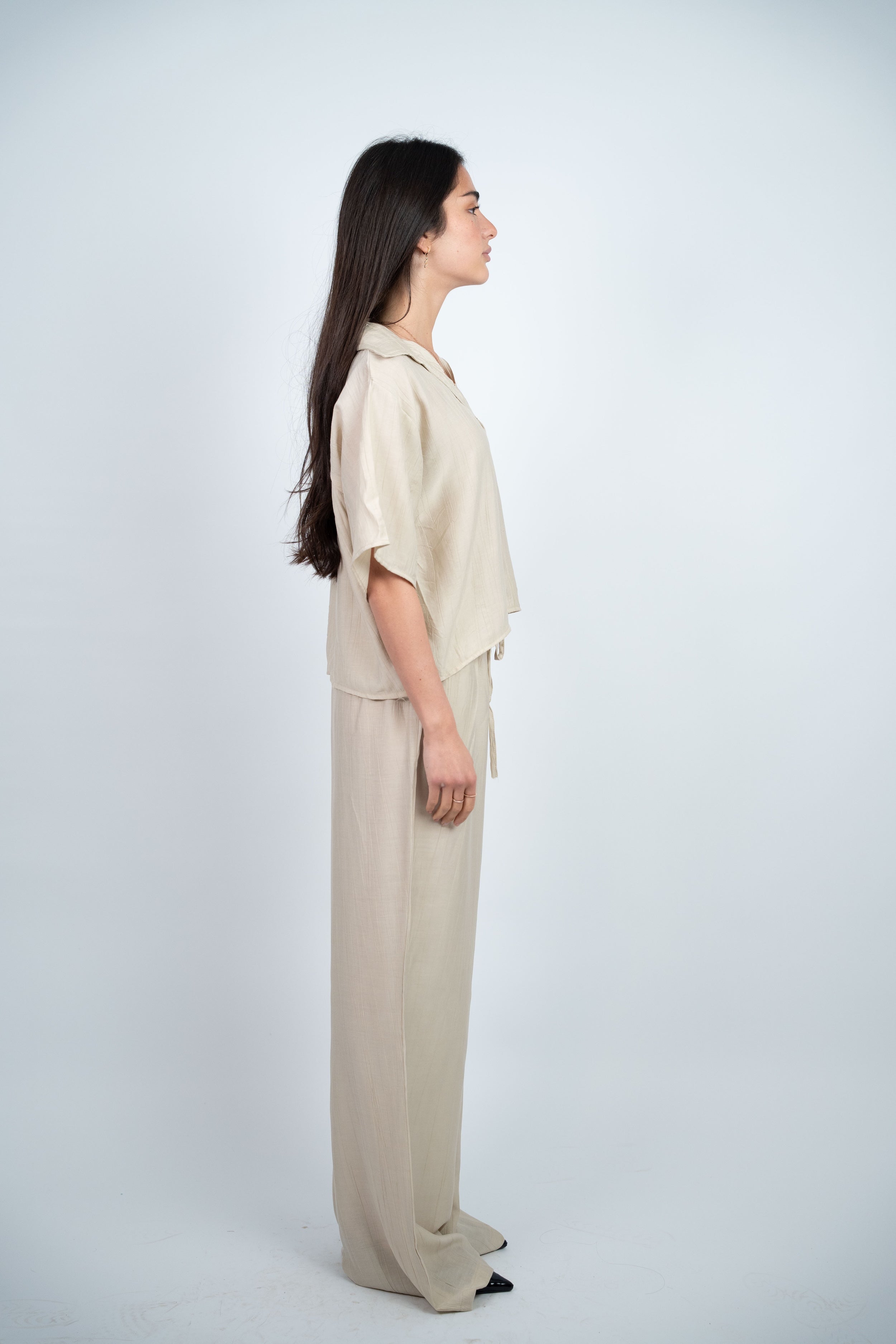 BUTTON DETAIL CASUAL SET