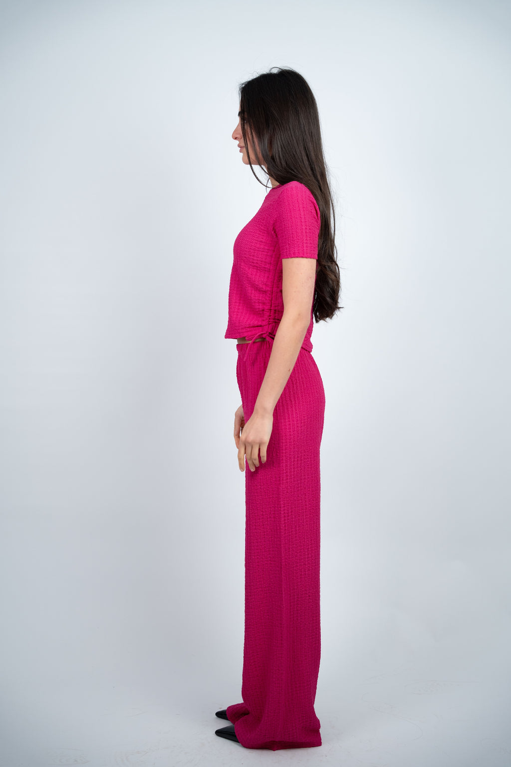 SIDE TIE TEXTURED SET