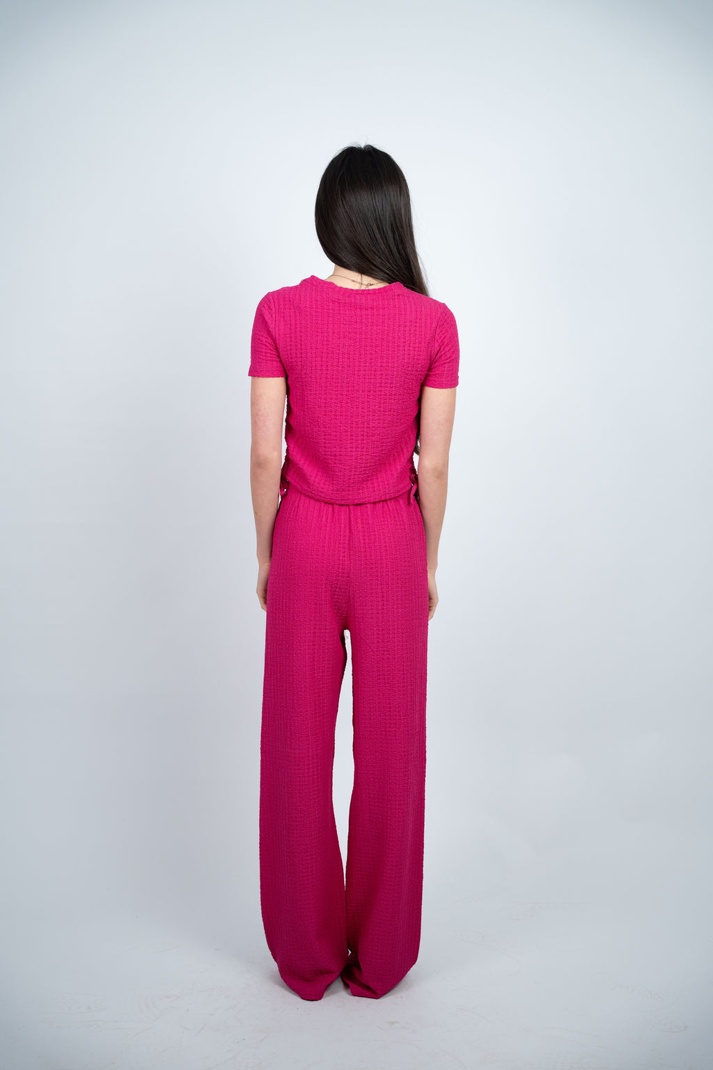 SIDE TIE TEXTURED SET