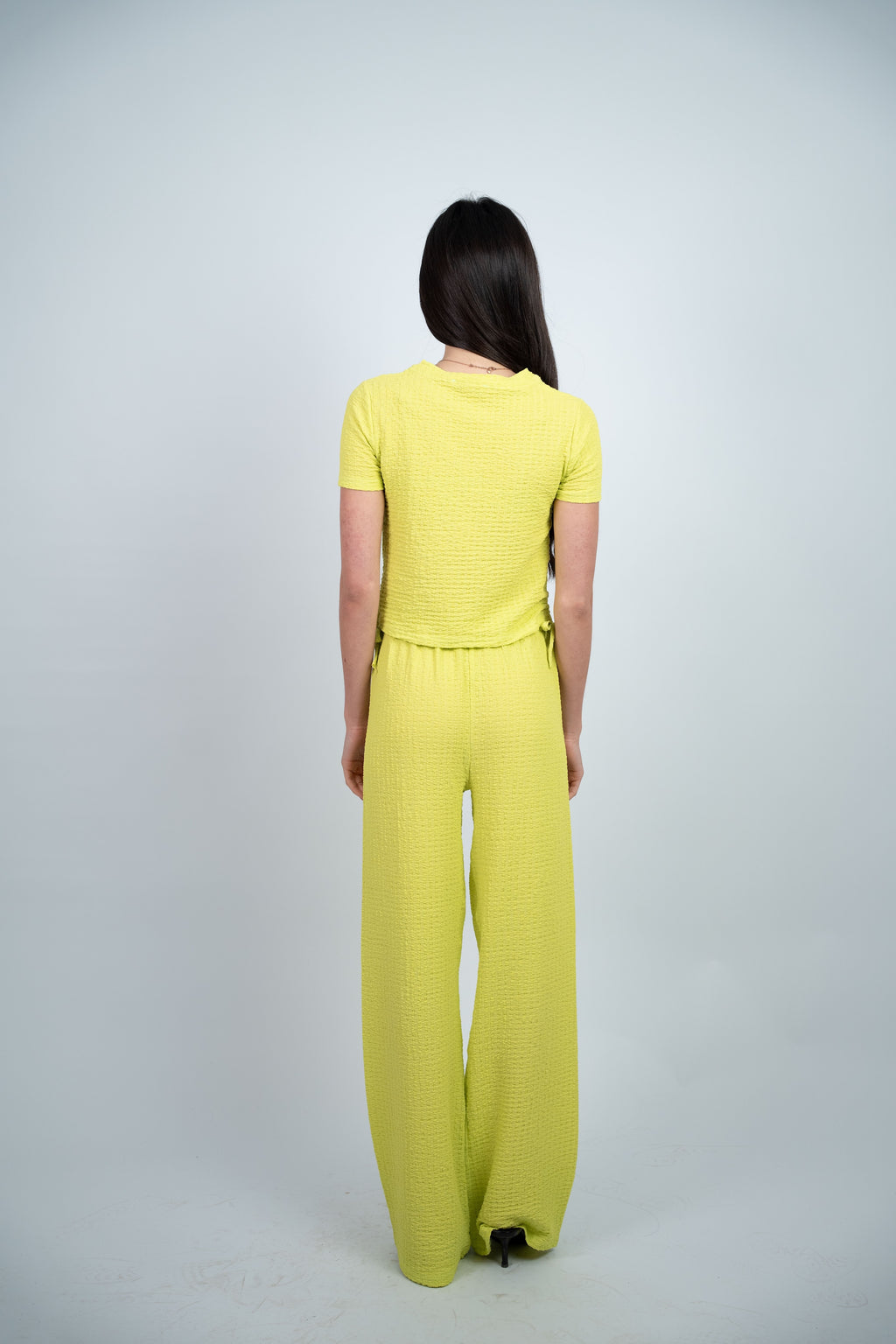 SIDE TIE TEXTURED SET