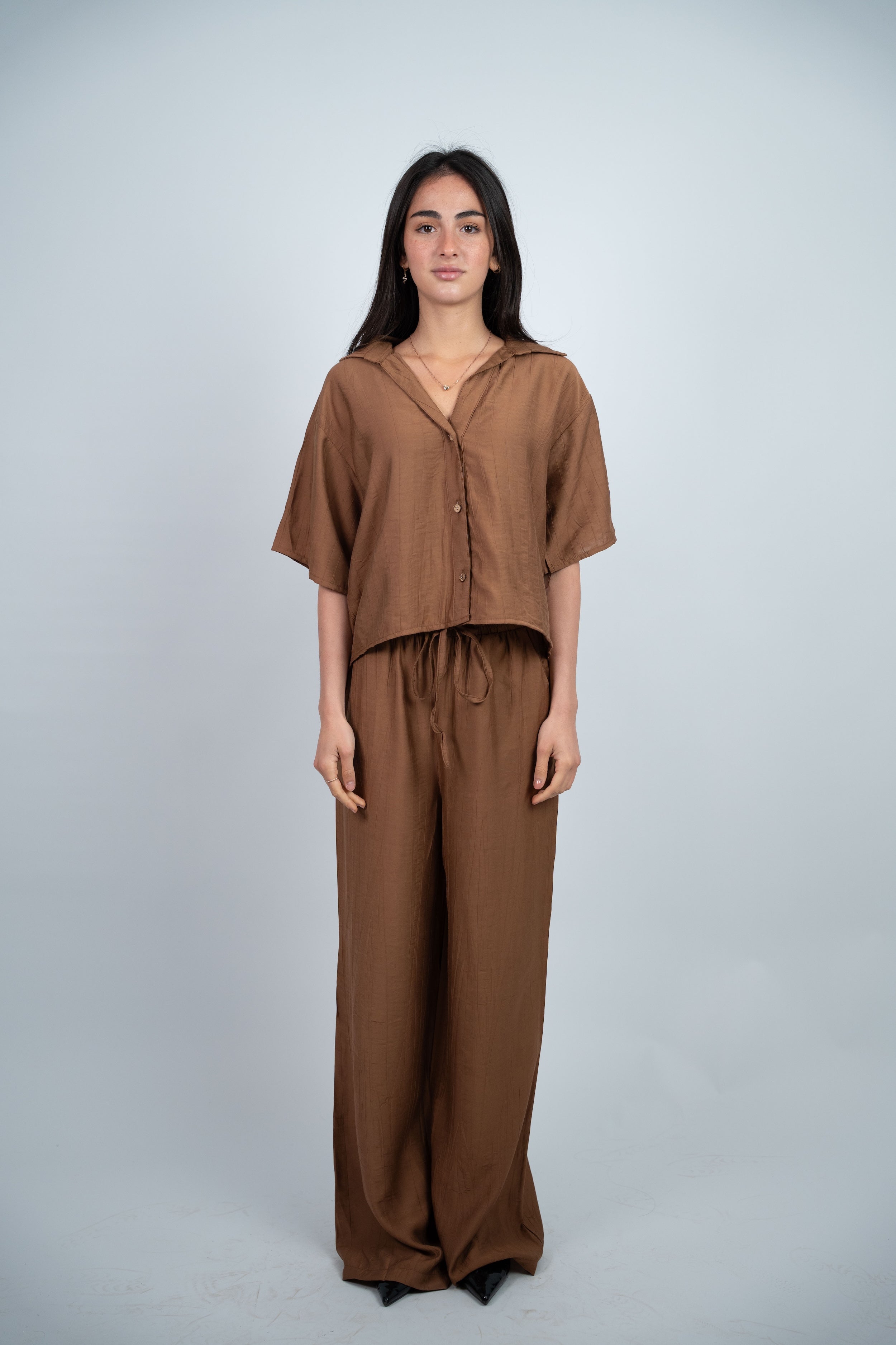 BUTTON DETAIL CASUAL SET
