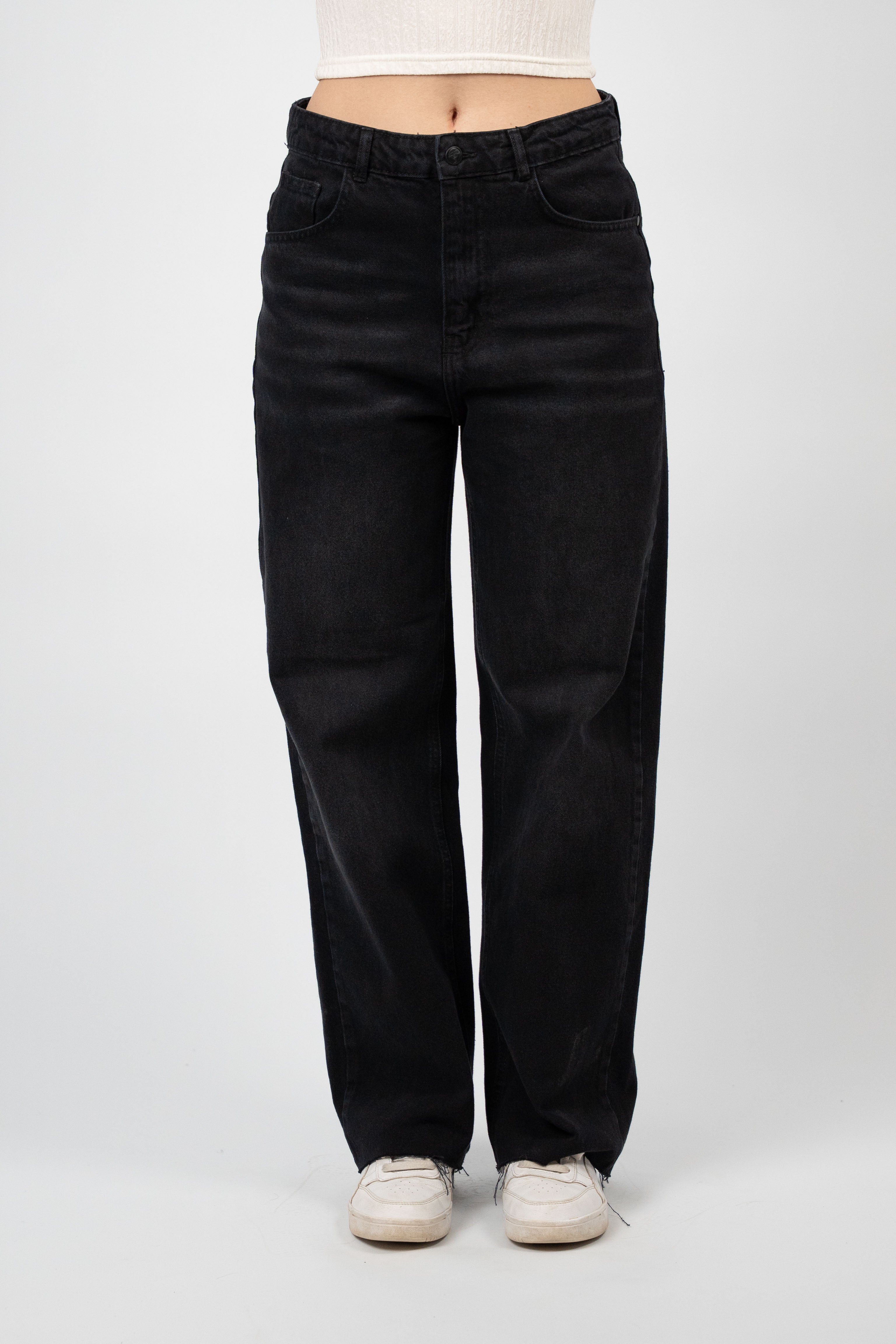 WIDE LEG DENIM – BLACK WASH