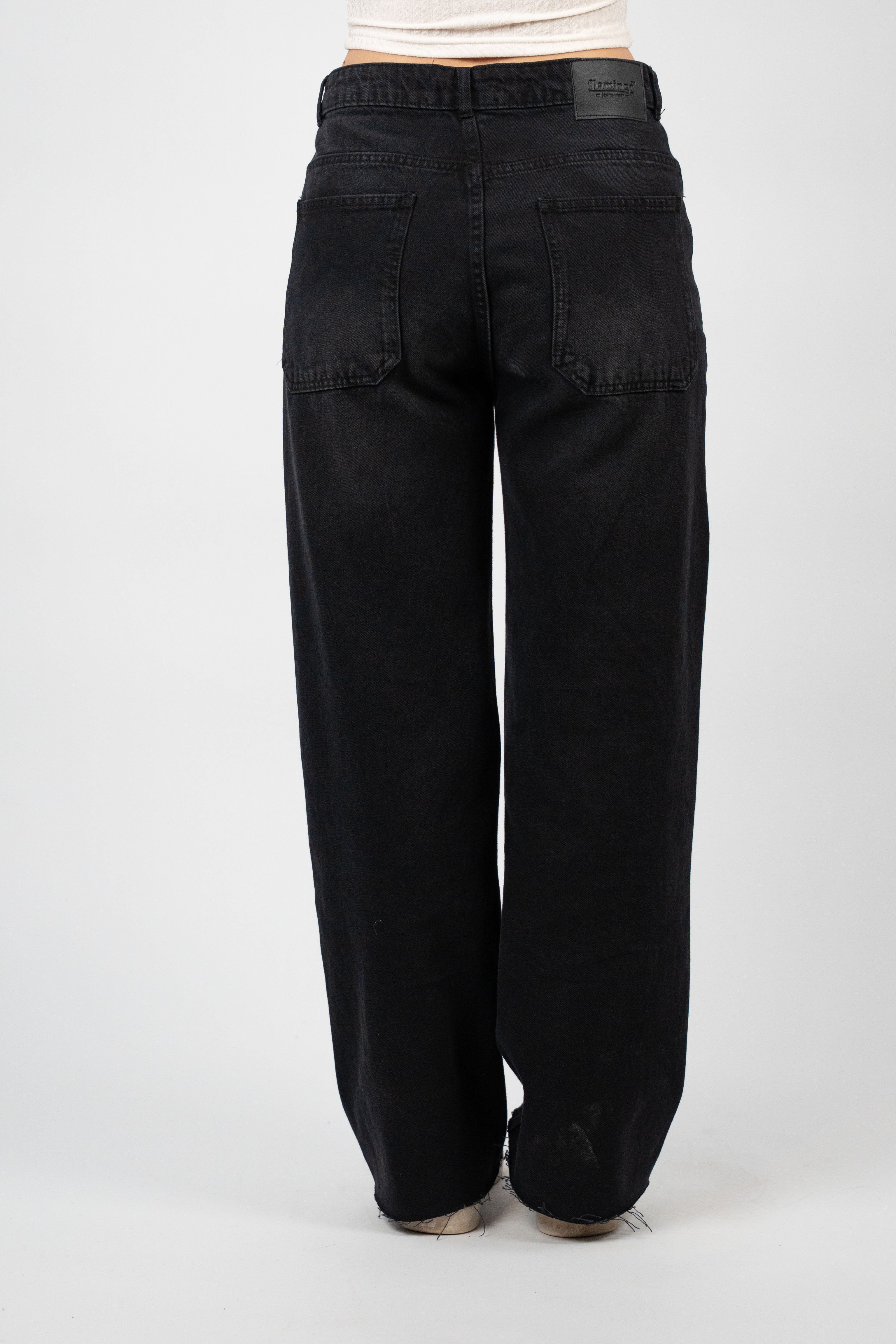 WIDE LEG DENIM – BLACK WASH