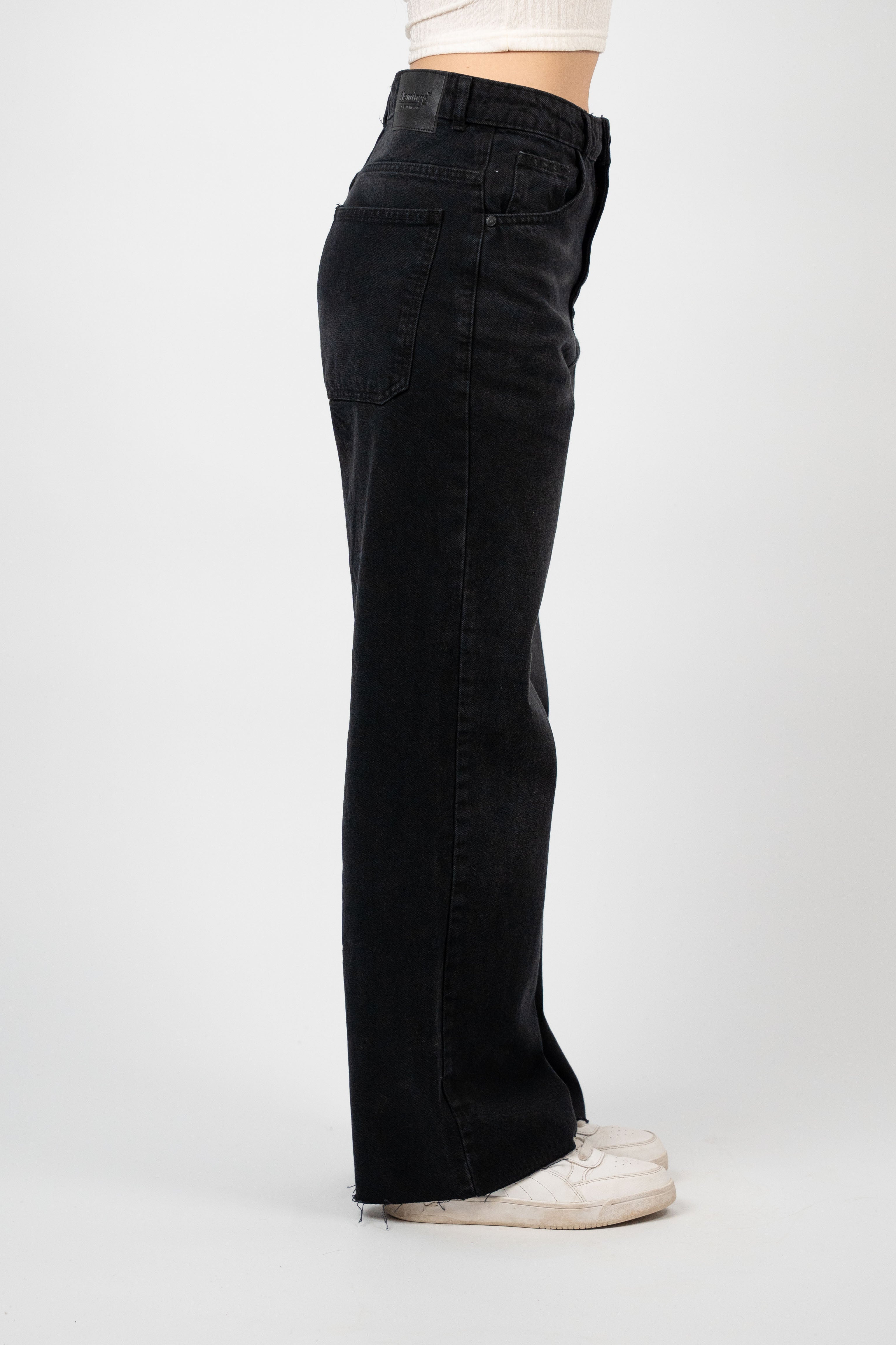 WIDE LEG DENIM – BLACK WASH
