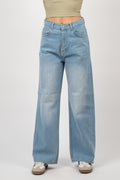 WIDE LEG OSCAR DENIM – LIGHT WASH