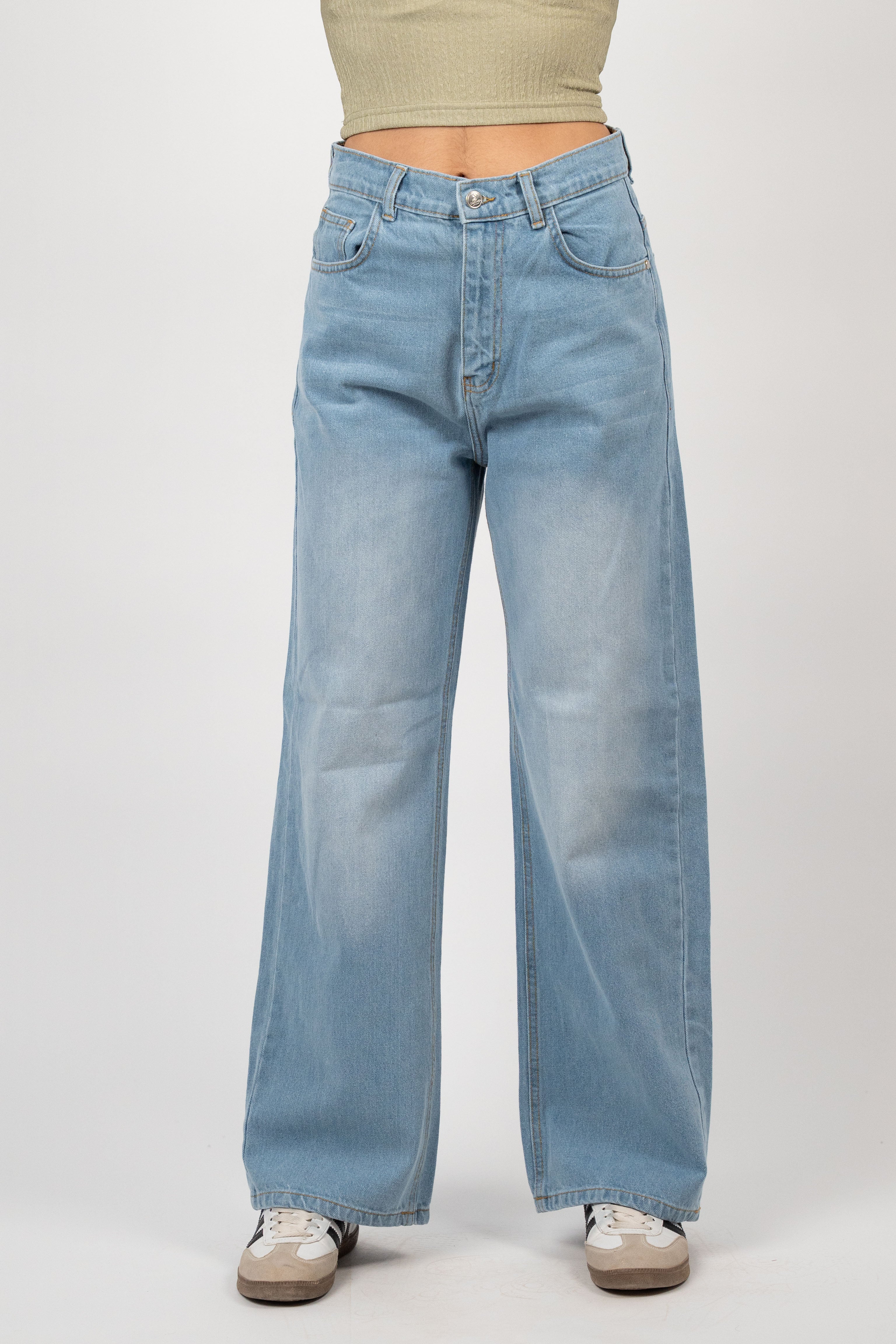 WIDE LEG OSCAR DENIM – LIGHT WASH