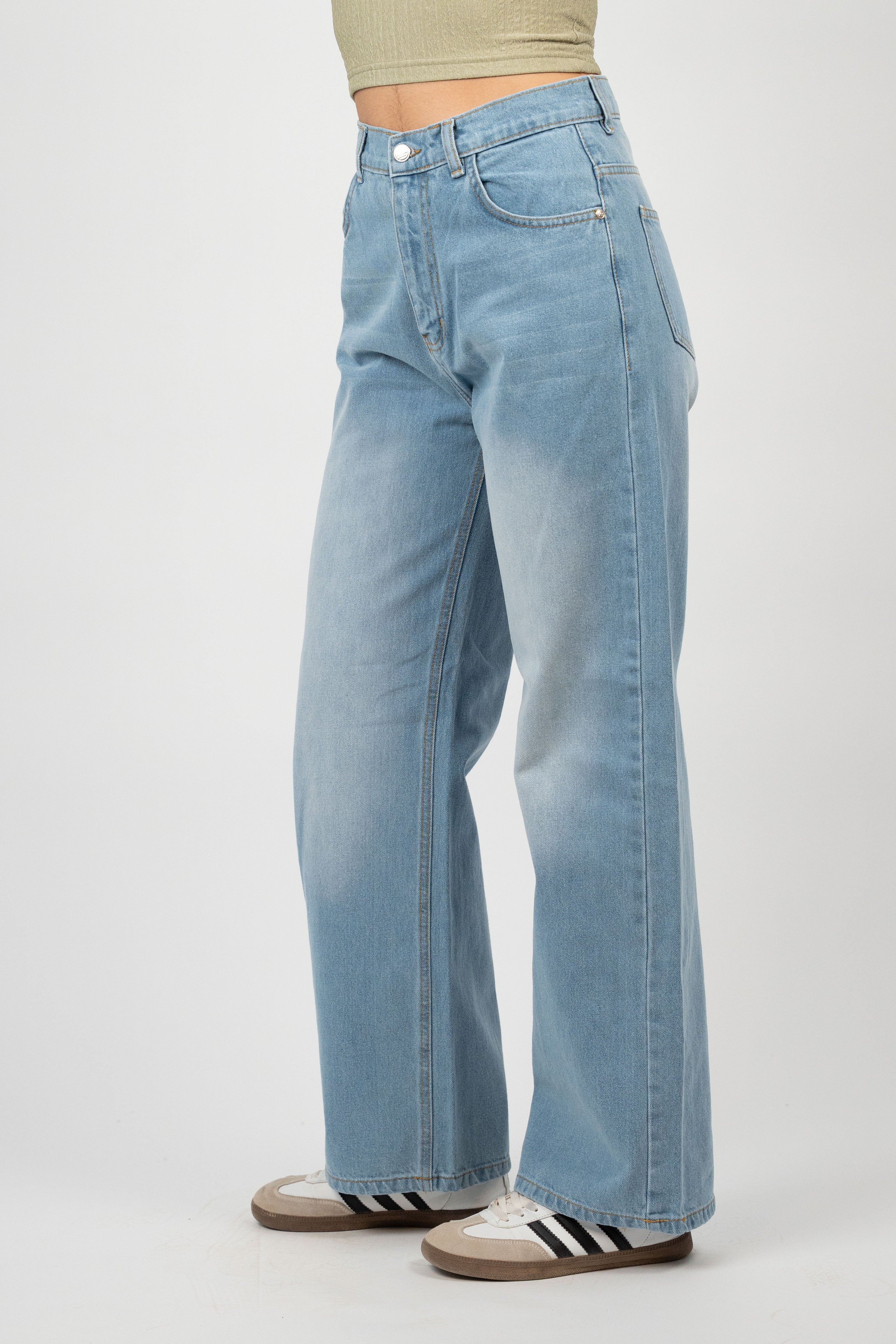 WIDE LEG OSCAR DENIM – LIGHT WASH