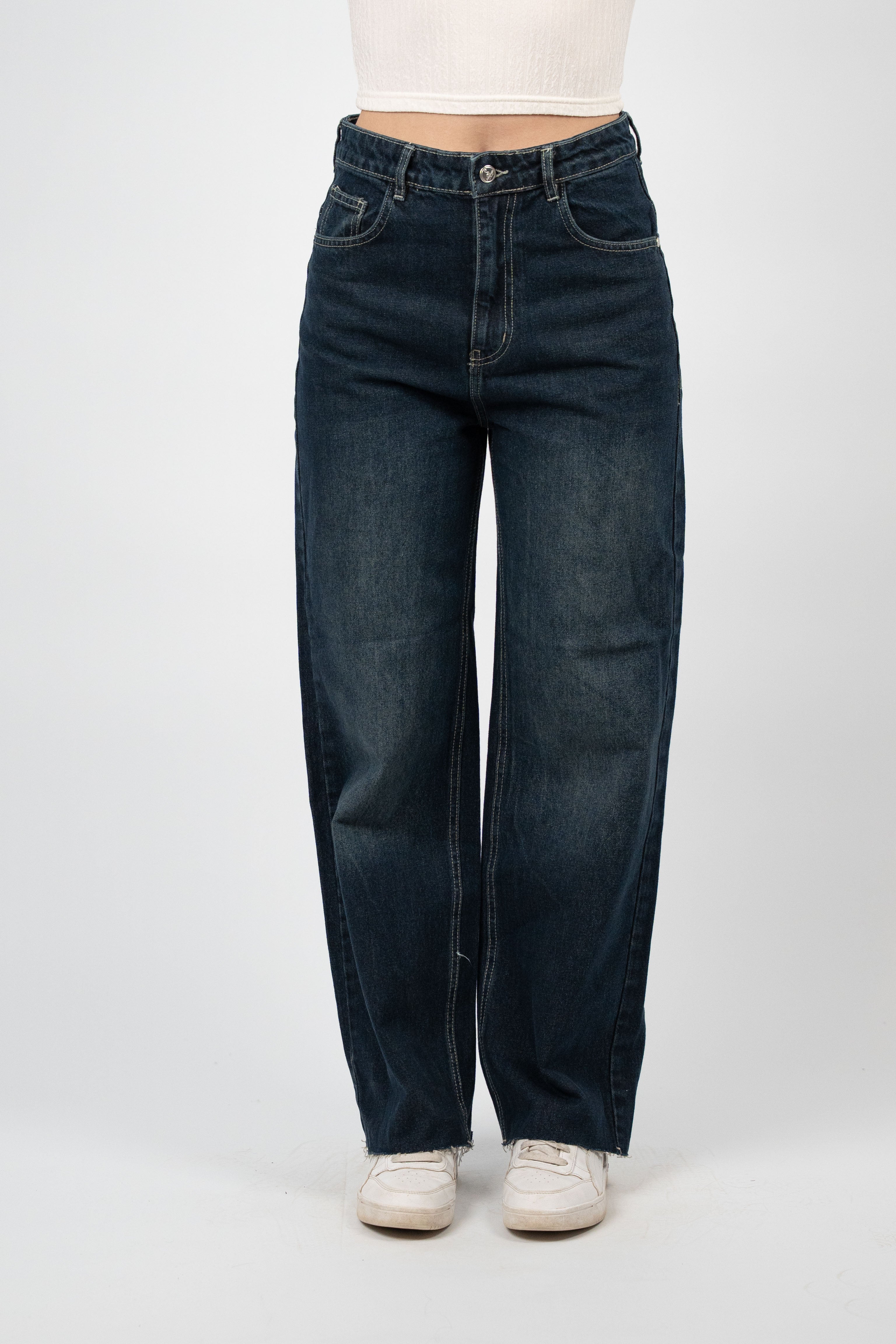 WIDE LEG DENIM – DARK WASH